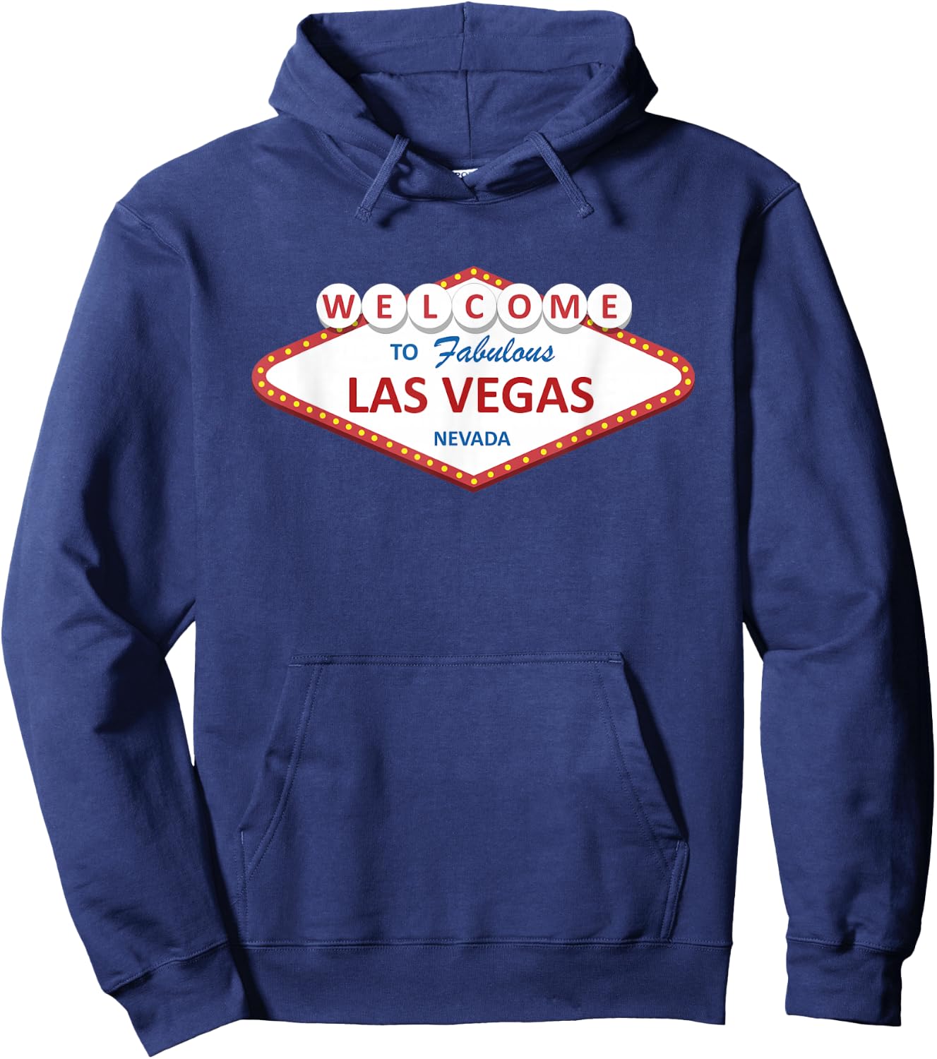 Las Vegas - Nevada - Aesthetic Design - Classic Hoodie - Hoodie | Navy