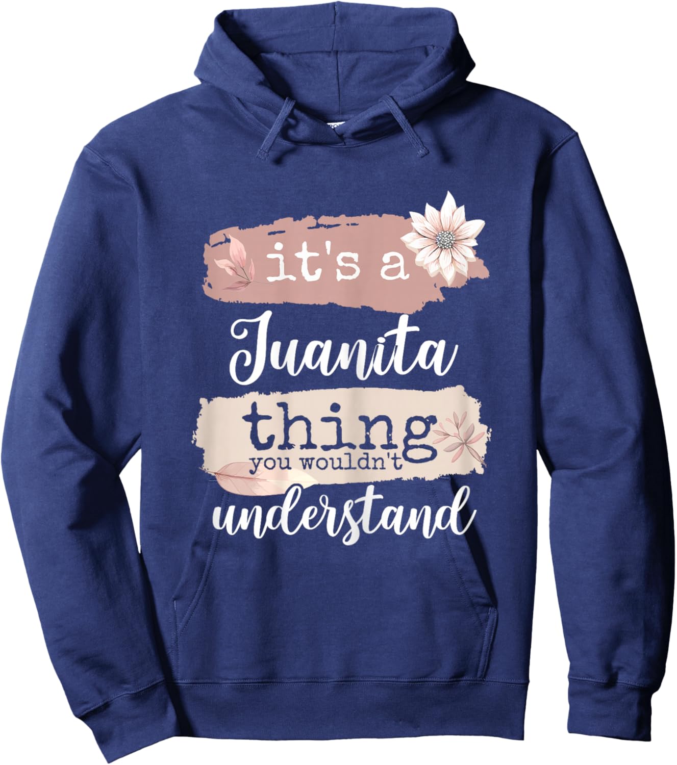 It's a Juanita thing Hoodie - Hoodie | Navy