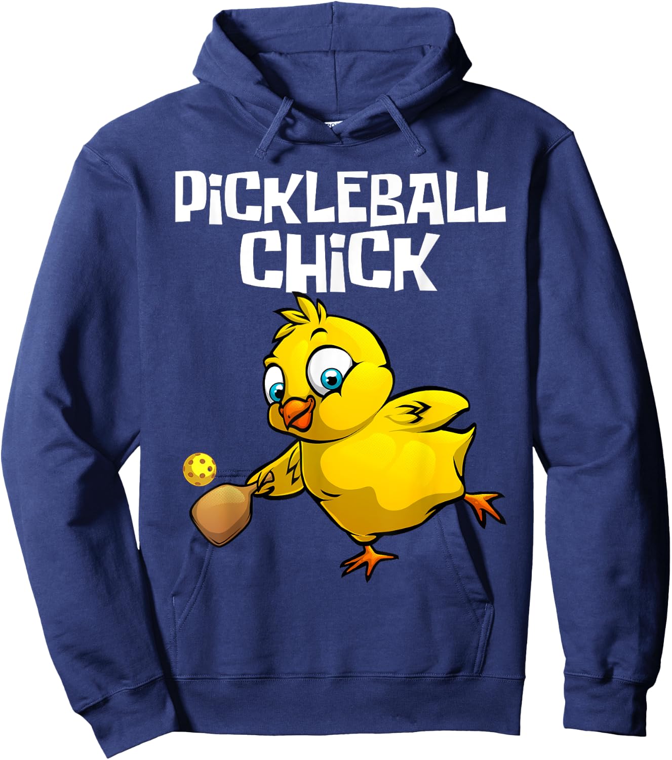 Funny Pickleball Girls Chick Pickle Ball Sports Hoodie - Hoodie | Navy