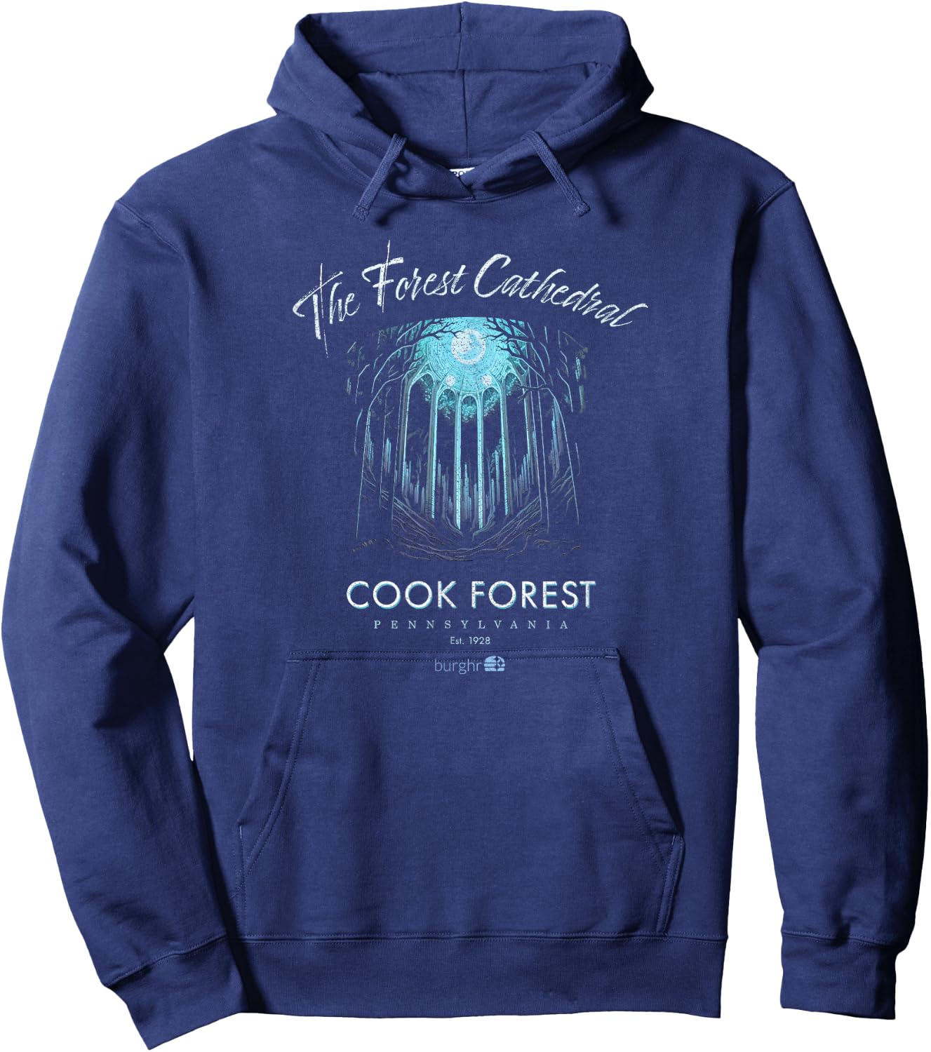 Cook Forest - Cathedral Forest Hoodie - Hoodie | Navy