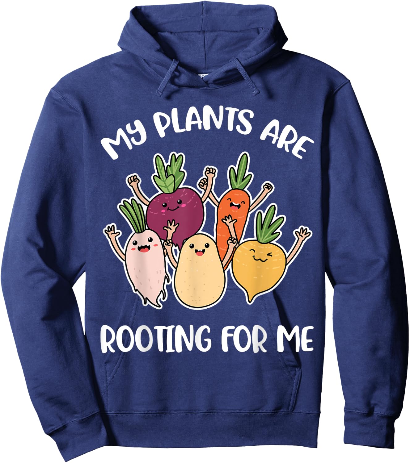 My Plants Are Rooting For Me Hoodie - Hoodie | Navy