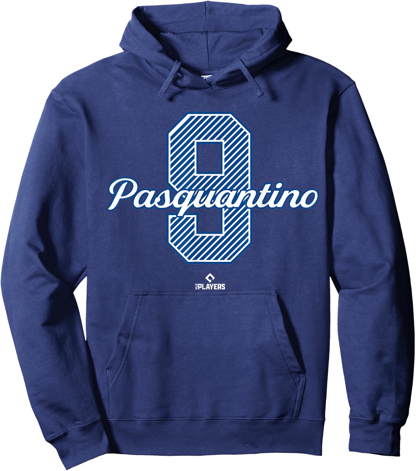 Vinnie Pasquantino 9 Kansas City MLBPA Hoodie - Hoodie | Navy