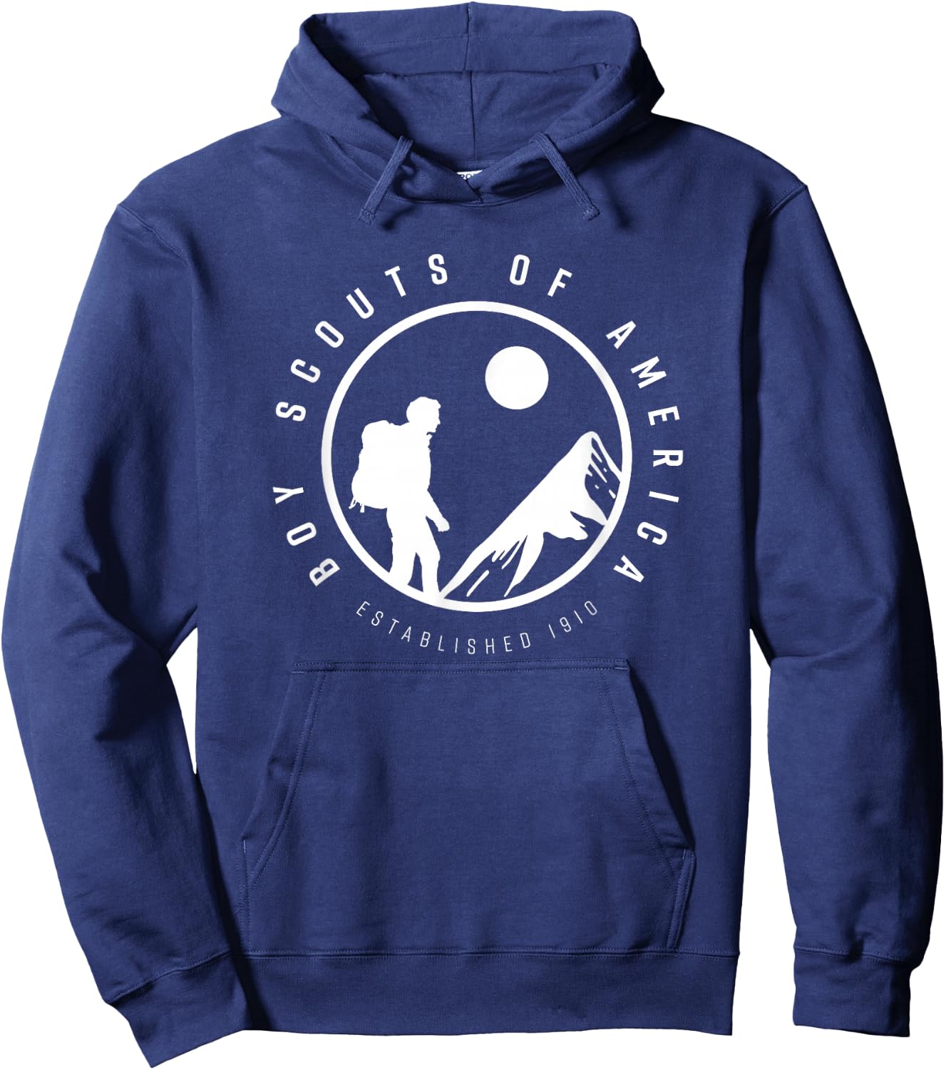 BSA Hiker Silhouette Hoodie - Hoodie | Navy