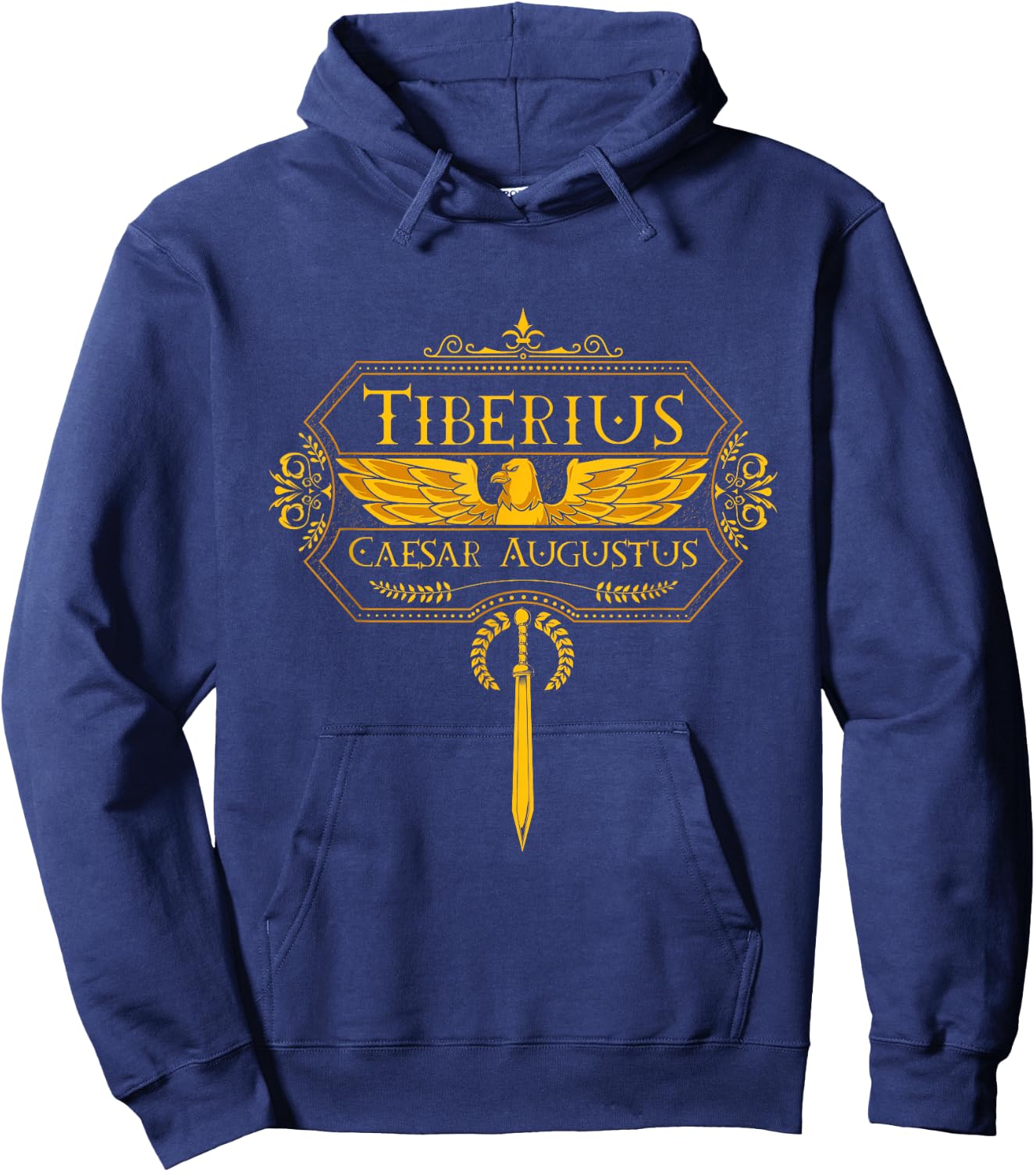 Roman Emperor Tiberius Hoodie - Hoodie | Navy