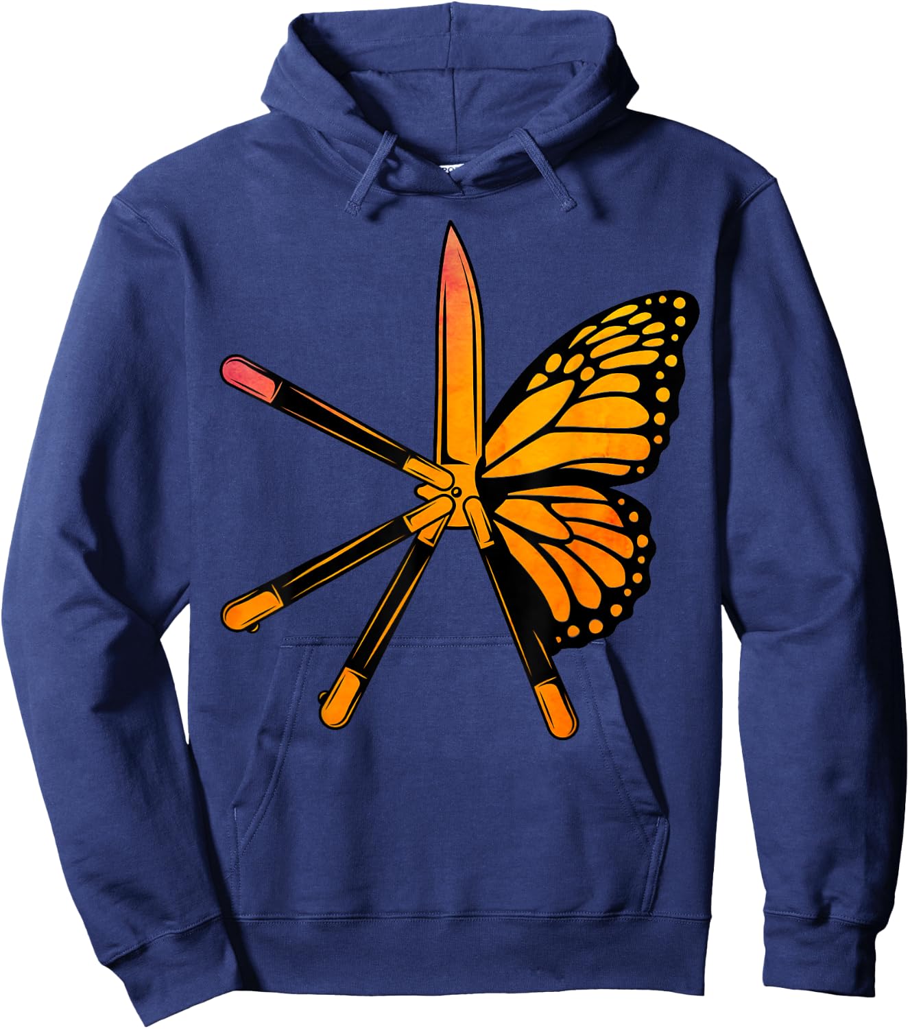 Butterfly Knife Balisong Quote Hoodie - Hoodie | Navy