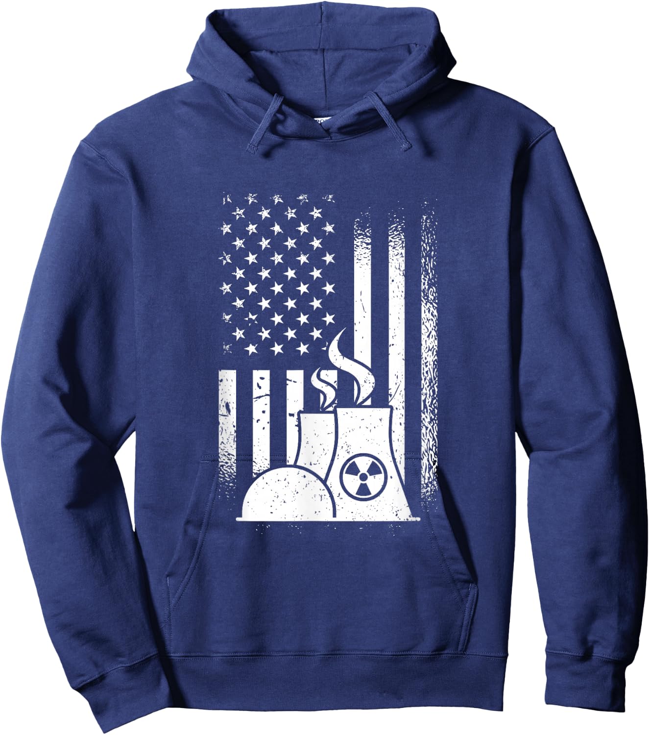American Nuclear Plant Worker Hoodie - Hoodie | Navy