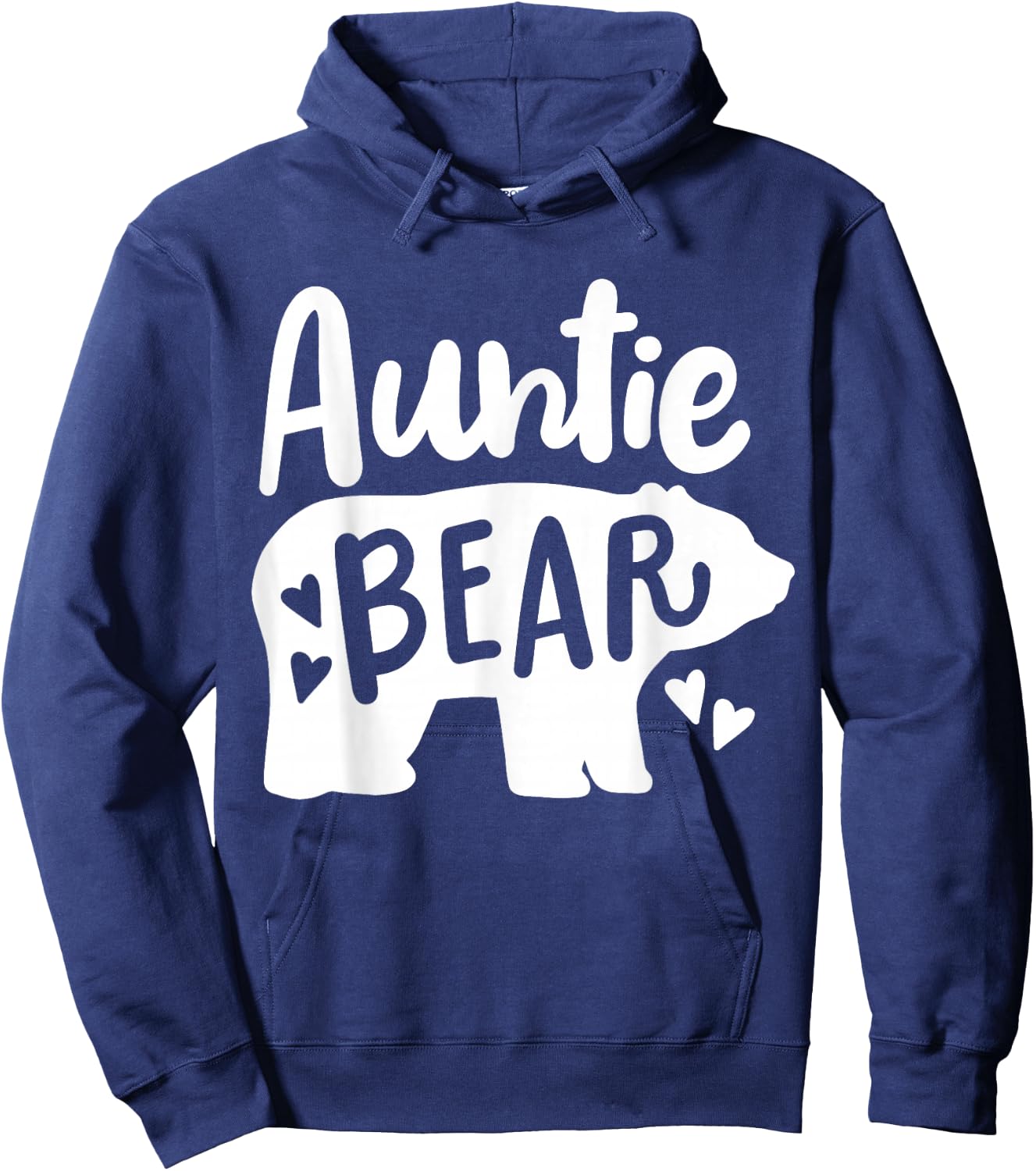 Auntie Aunt Auntie Bear Hoodie - Hoodie | Navy