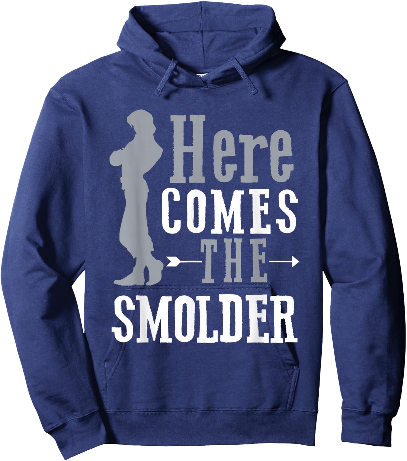Here Comes The Smolder Hoodie - Hoodie | Navy