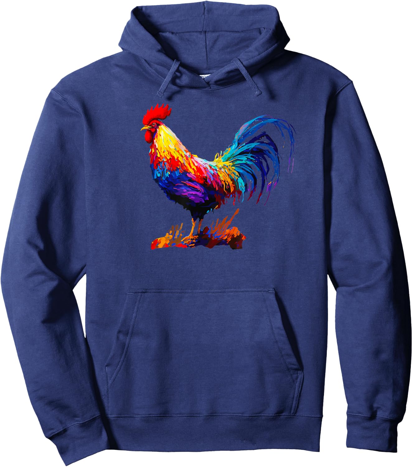Rooster Country Decor Chicken Gallo Farm Hoodie - Hoodie | Navy