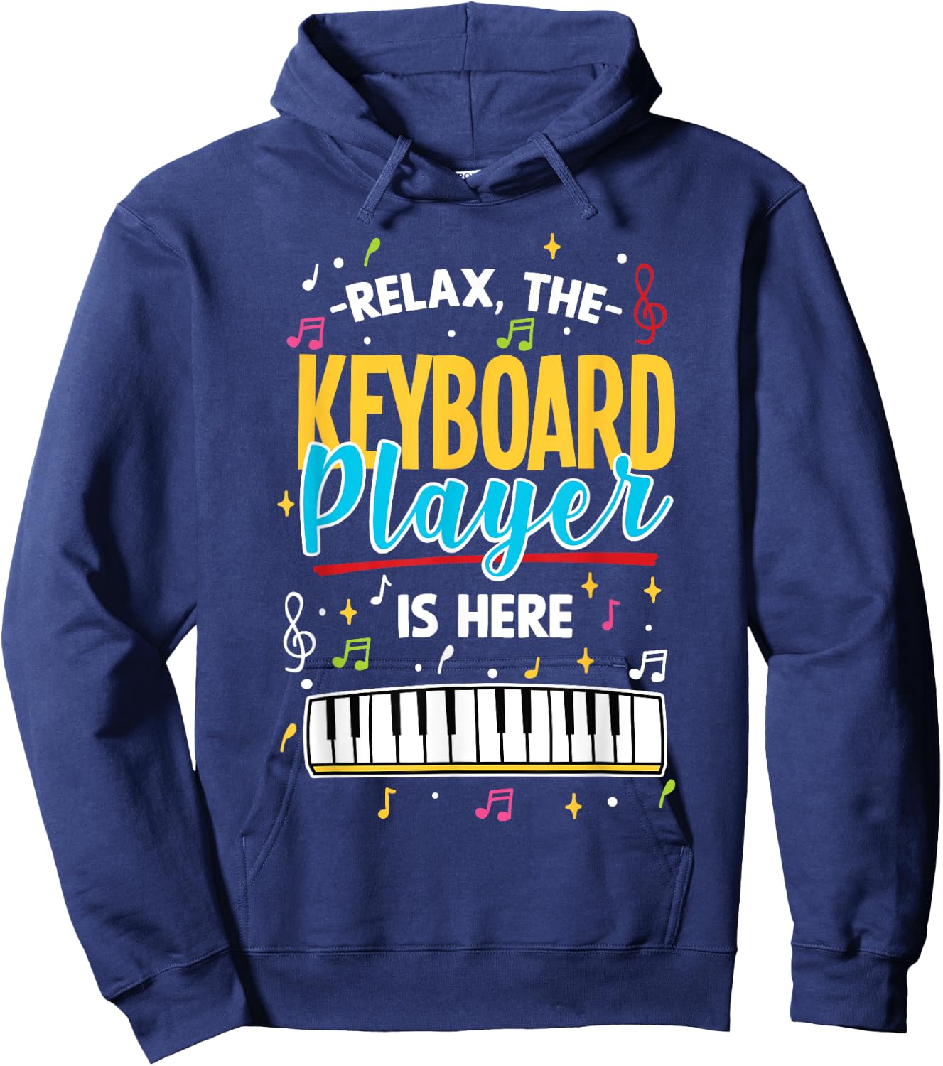 Pianist Keyboard Piano Player Hoodie - Hoodie | Navy