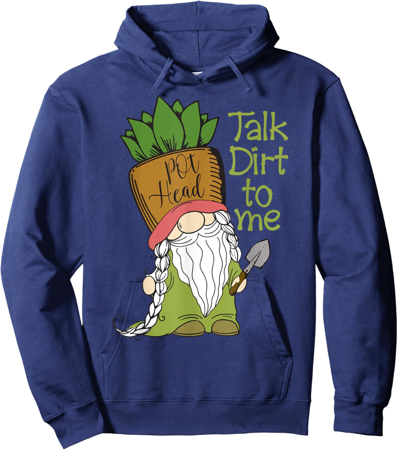 Talk Dirt To Me Gardening Plants Botany Hoodie - Hoodie | Navy