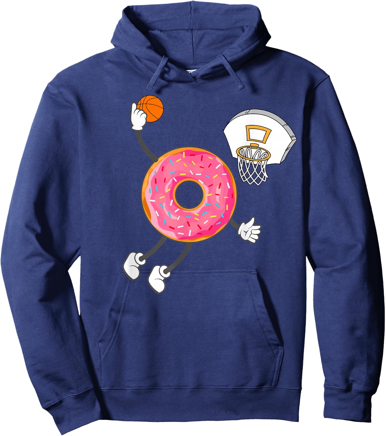 Dunking Donut Hole Food Champ Hoodie - Hoodie | Navy