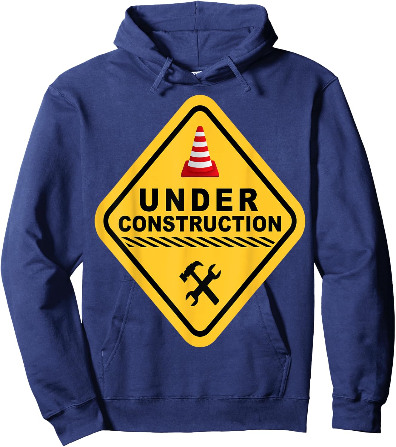 I Am Currently Under Construction Hoodie - Hoodie | Navy
