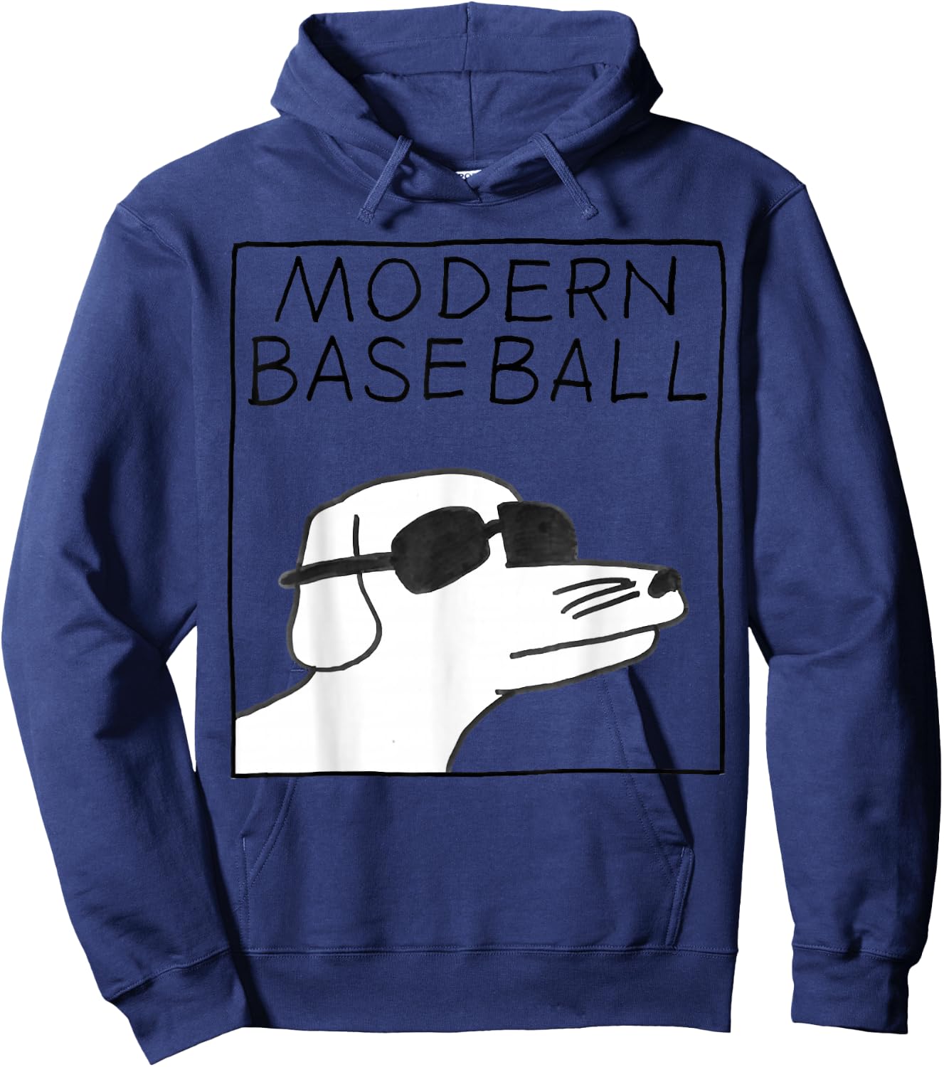 Modern Baseball Logo Hoodie - Hoodie | Navy
