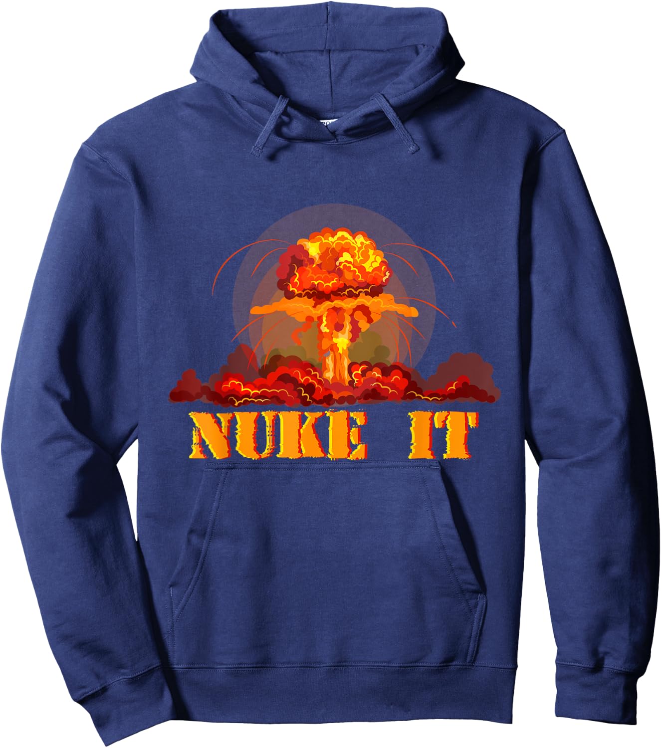 Nuke It Bomb Hoodie - Hoodie | Navy