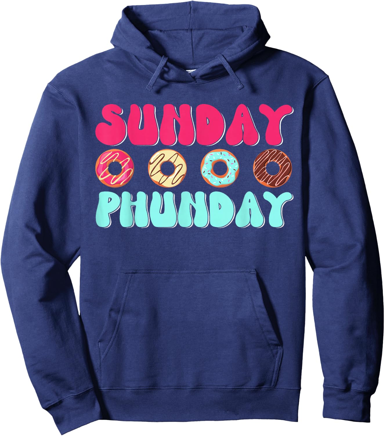 Sunday Phunday Phish Donuts for Family Bakers Hoodie - Hoodie | Navy