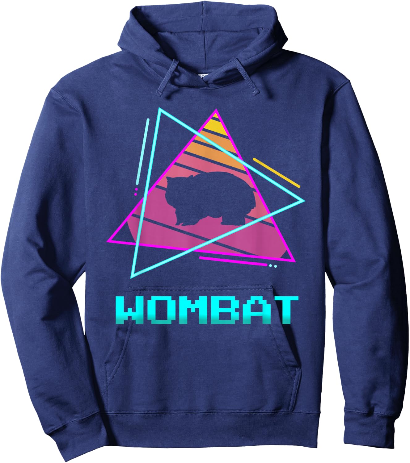 Retro Wombat Wombats Hoodie - Hoodie | Navy