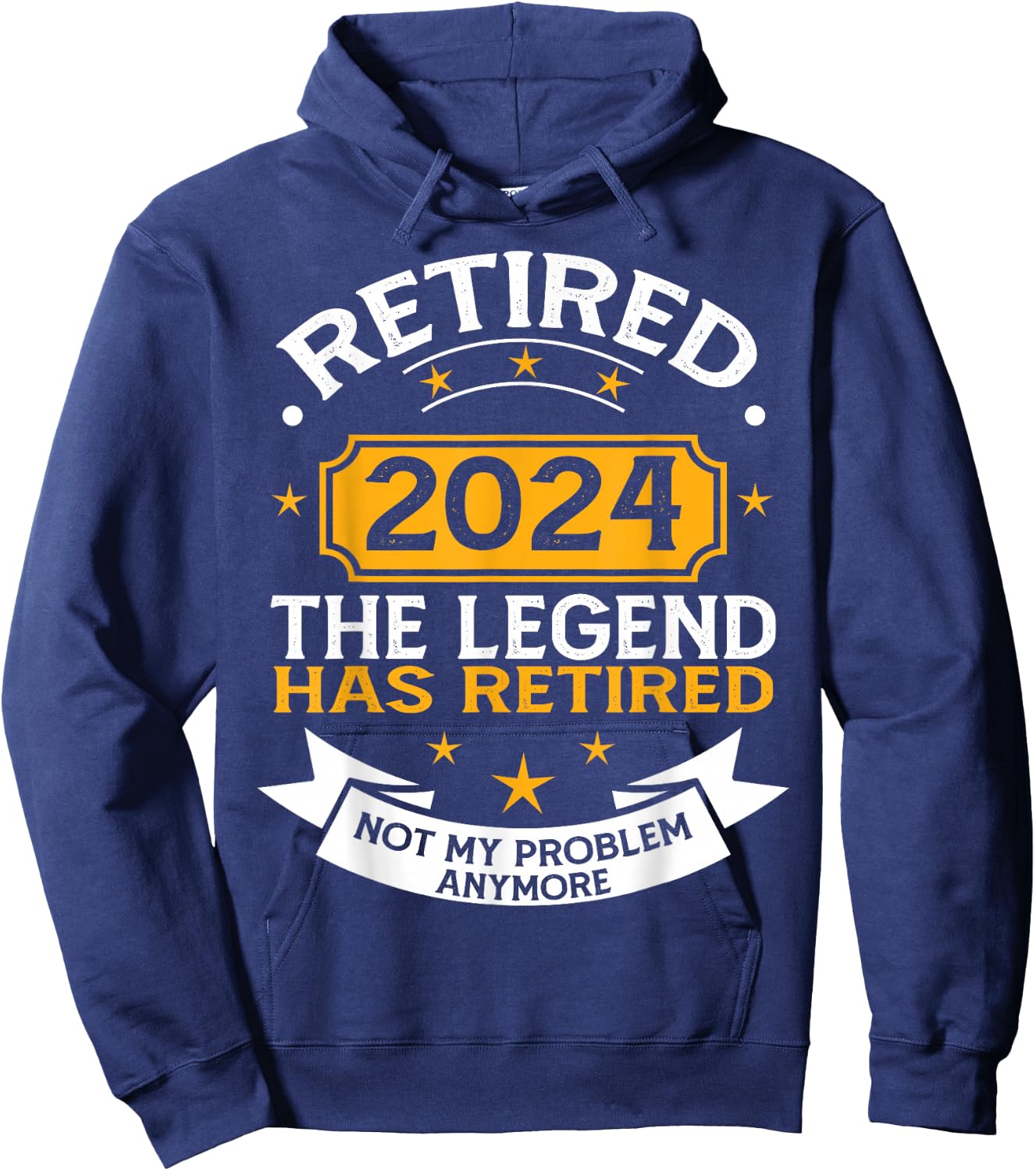 Retired 2024 Retirement Apparel & Women Hoodie - Hoodie | Navy
