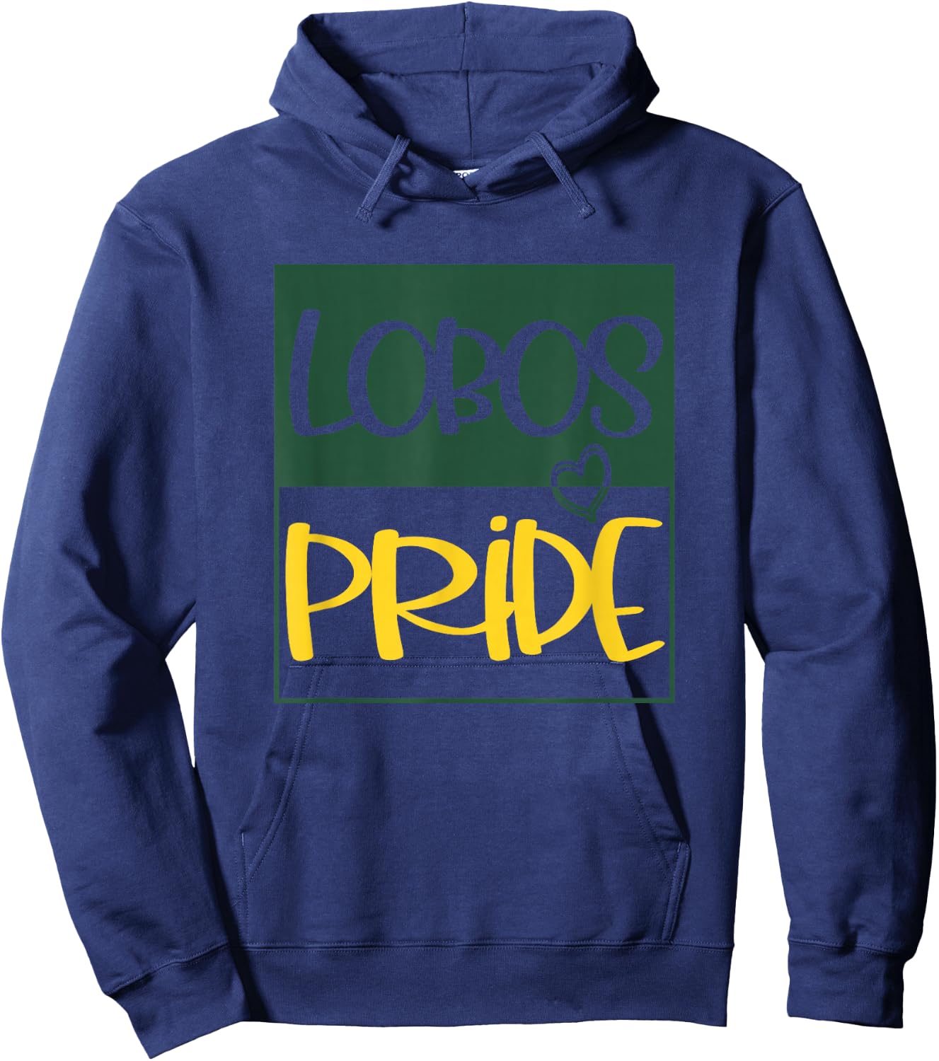 Longview Lobos - Lobos Pride Hoodie - Hoodie | Navy