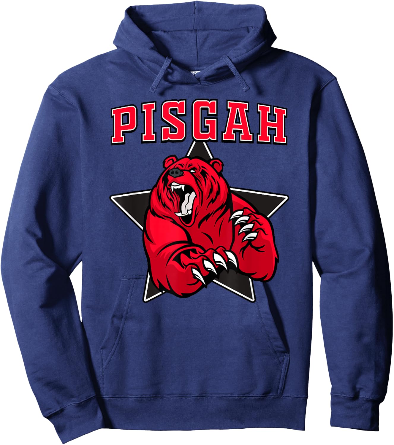 Pisgah Bears High School Team Spirit Hoodie - Hoodie | Navy