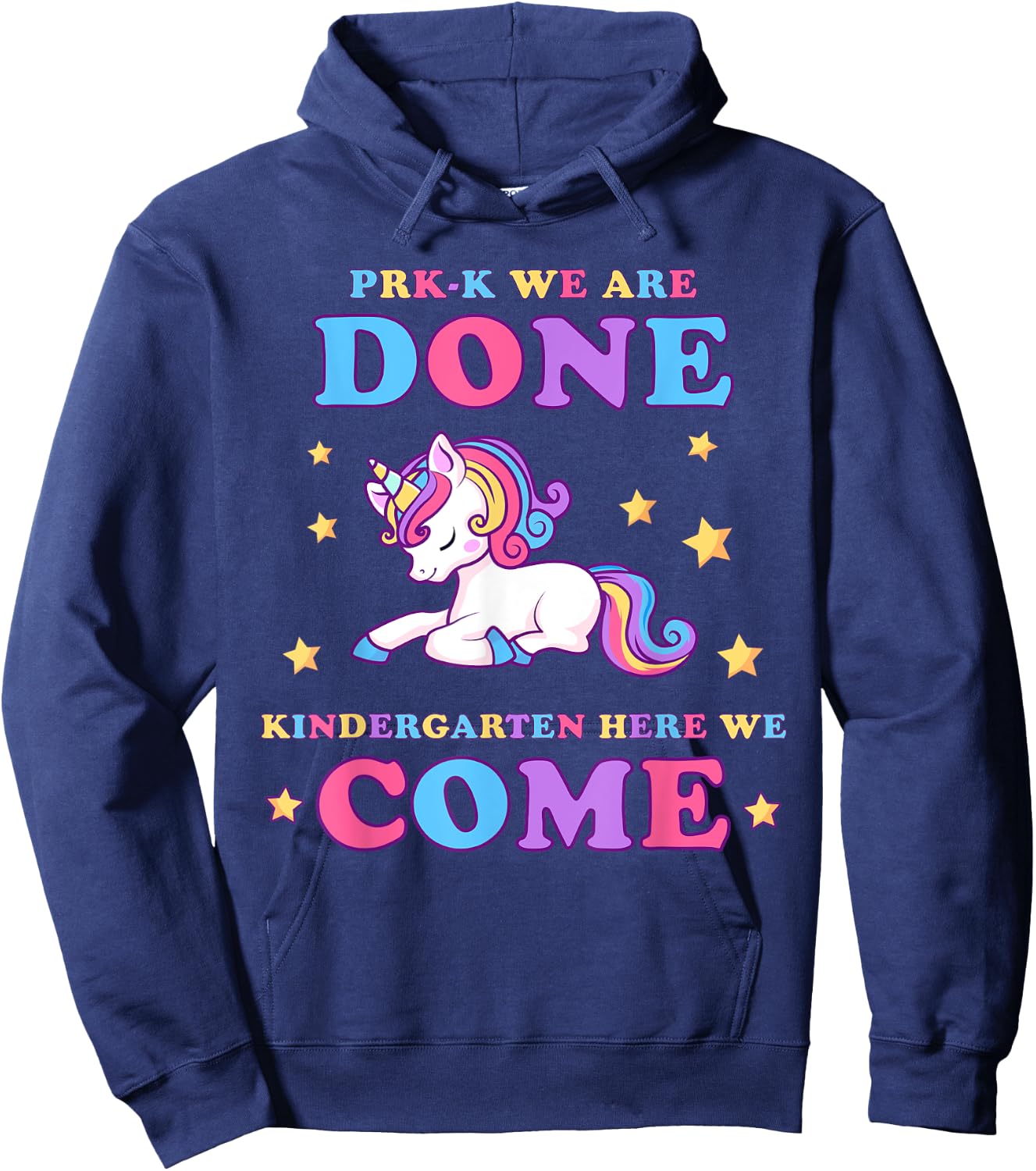 Girls Pre-K Graduation Magical Unicorn Hoodie - Hoodie | Navy