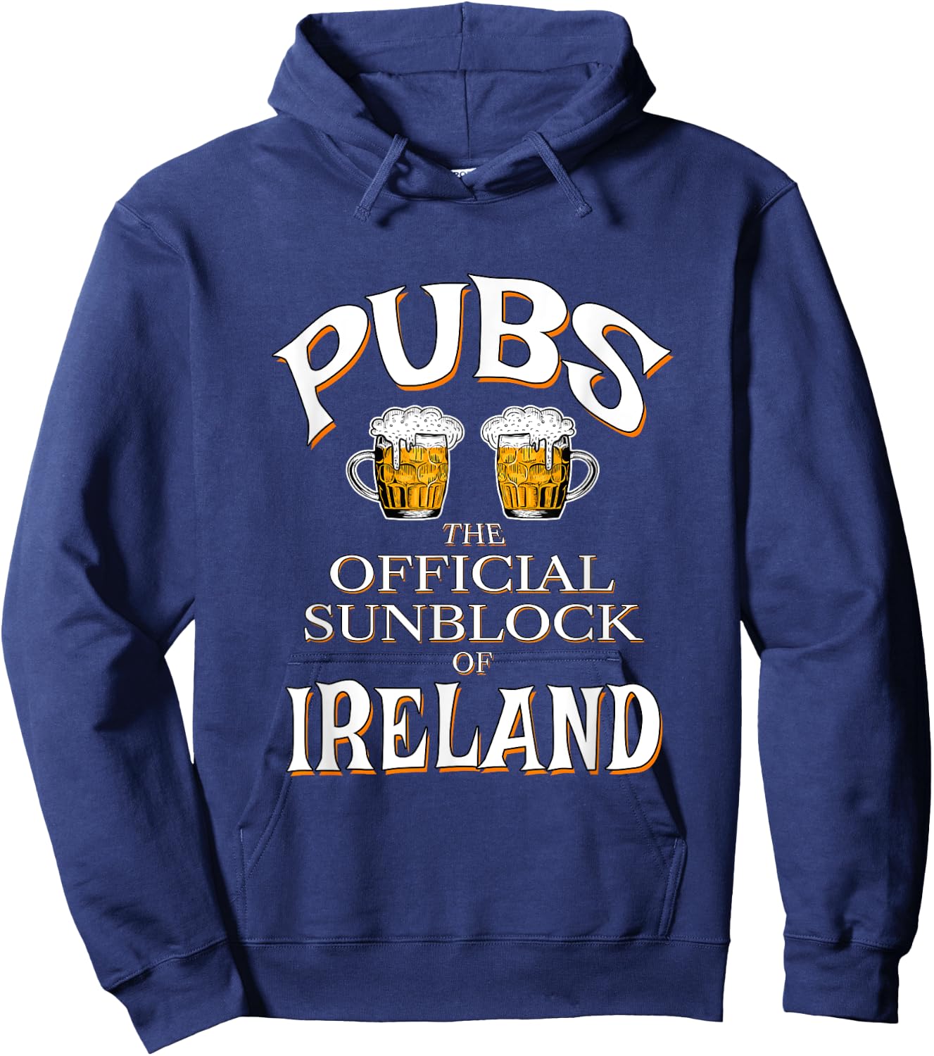 Pubs - The Official Sunblock Of Ireland Hoodie - Hoodie | Navy