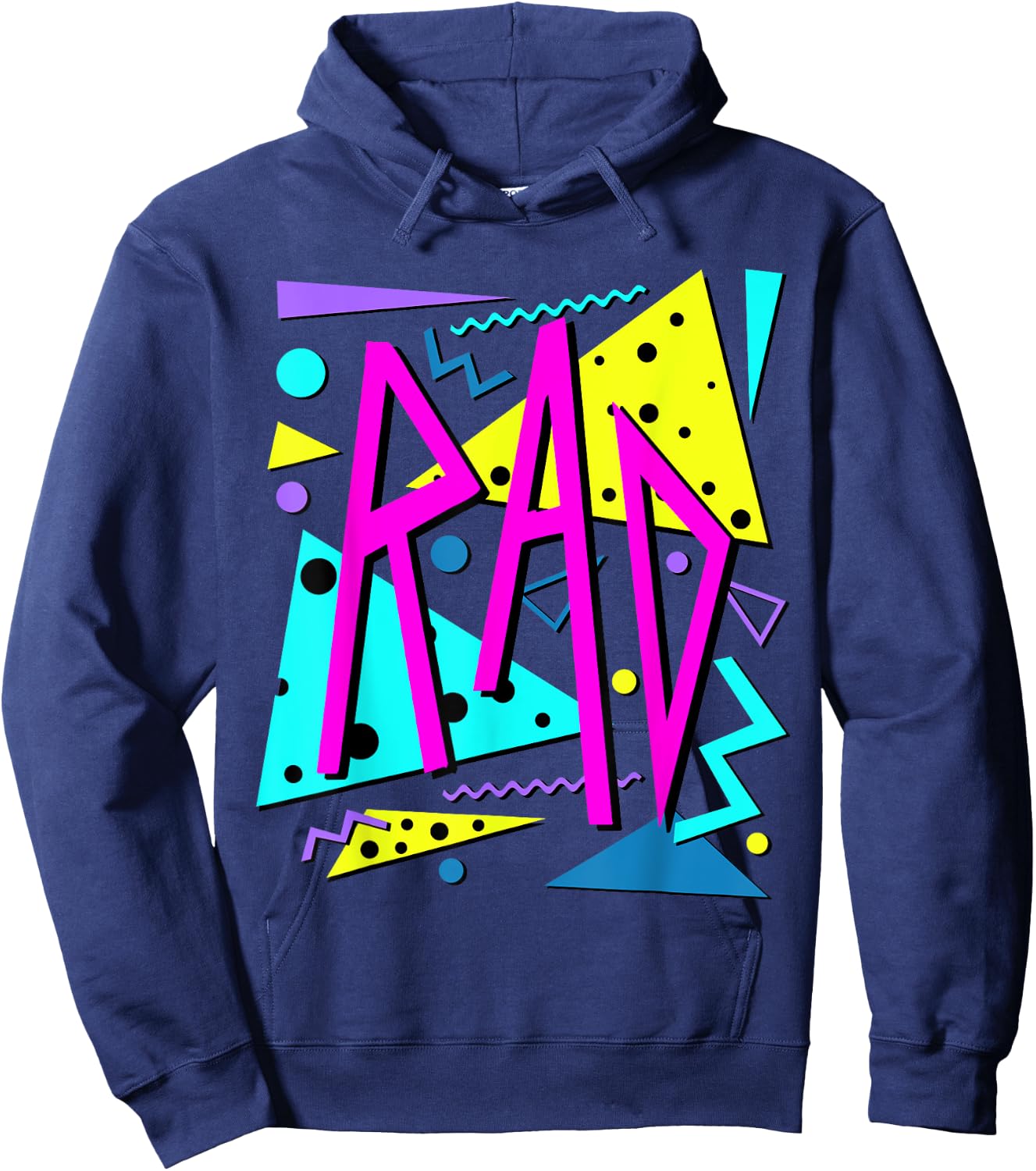 Rad 80's Workout Gym Retro Hoodie - Hoodie | Navy