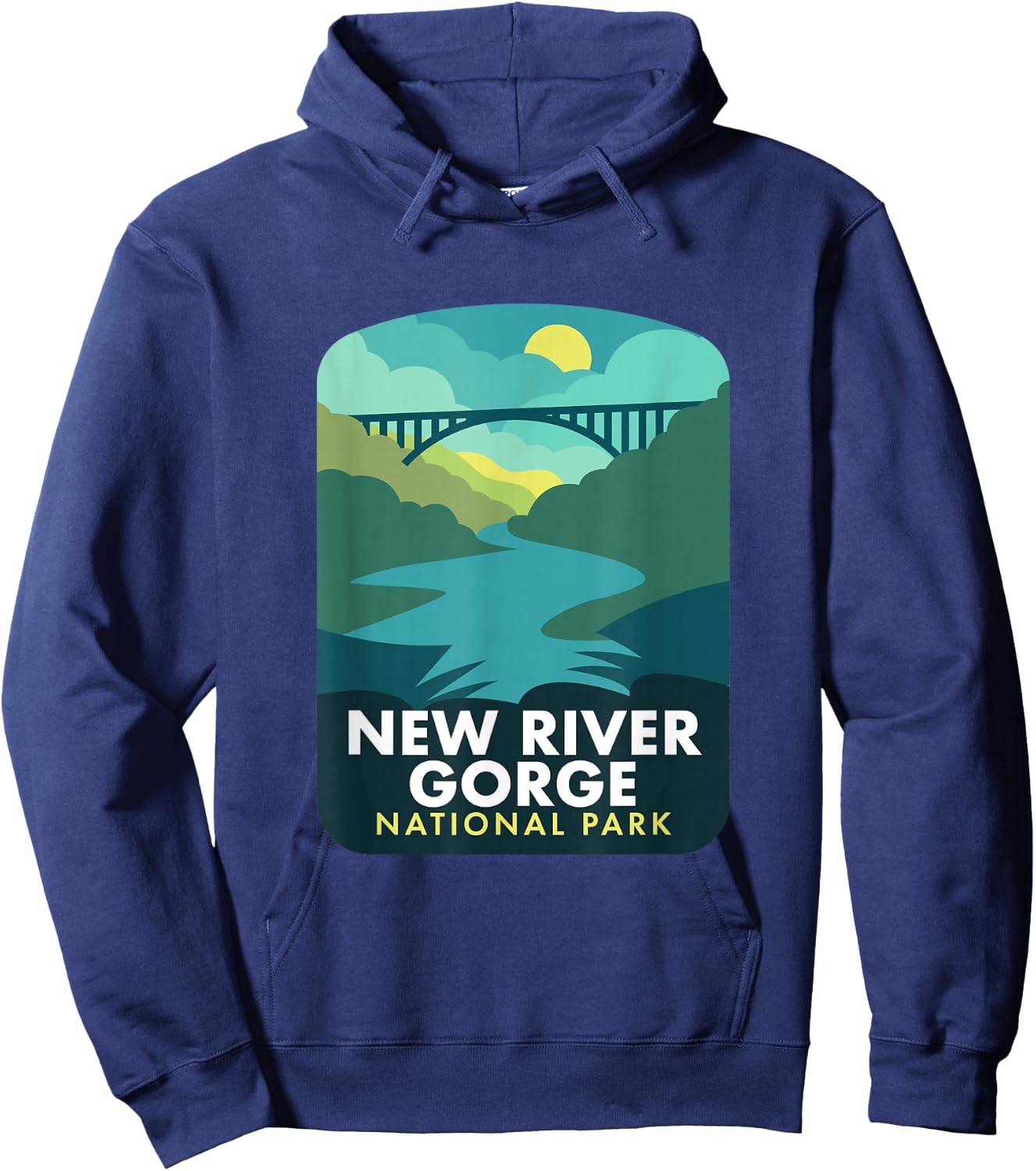 New River Gorge National Park Hoodie - Hoodie | Navy