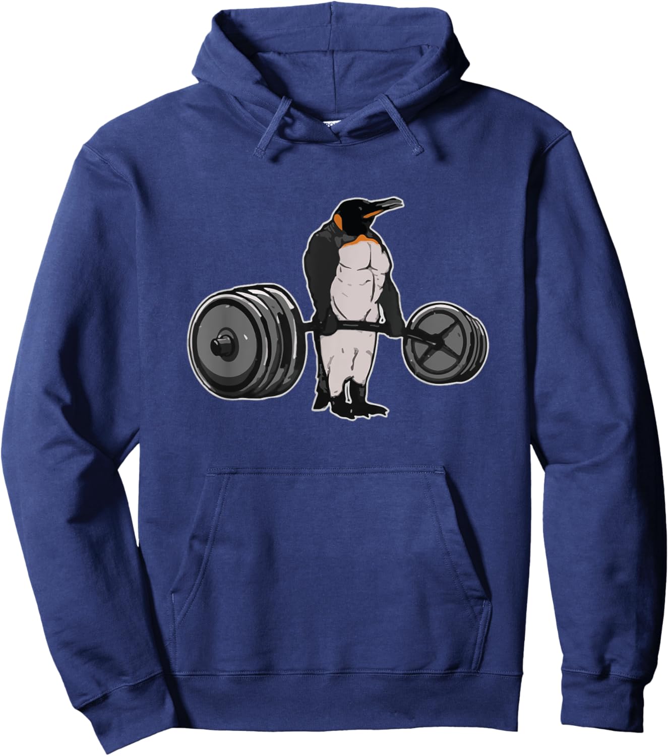Penguin Deadlift Gym Weightlifting Powerlifting Hoodie - Hoodie | Navy