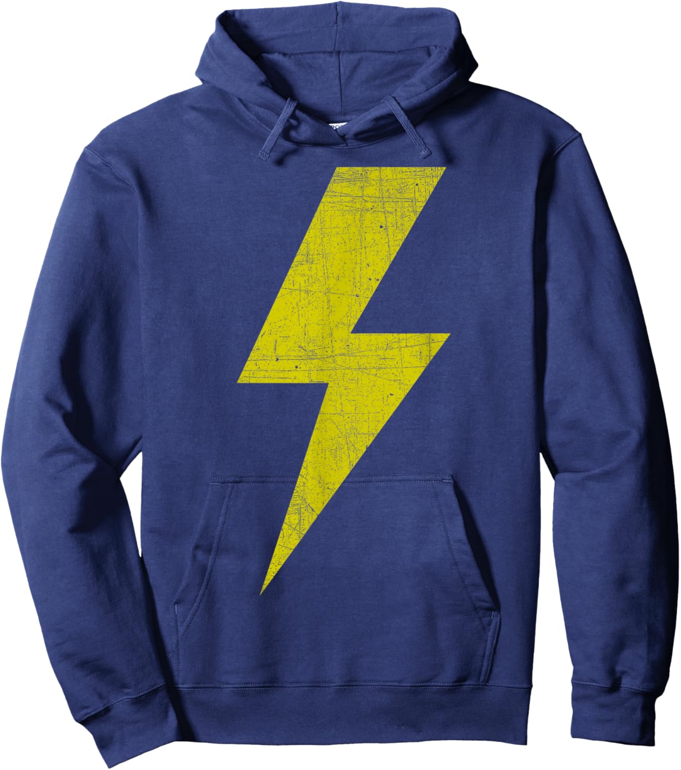 Yellow Team Bolt of Lightning Game Design Hoodie - Hoodie | Navy
