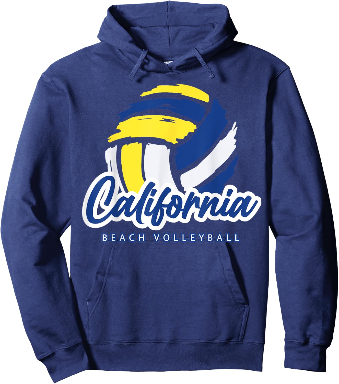 Beach Volleyball California Hoodie - Hoodie | Navy