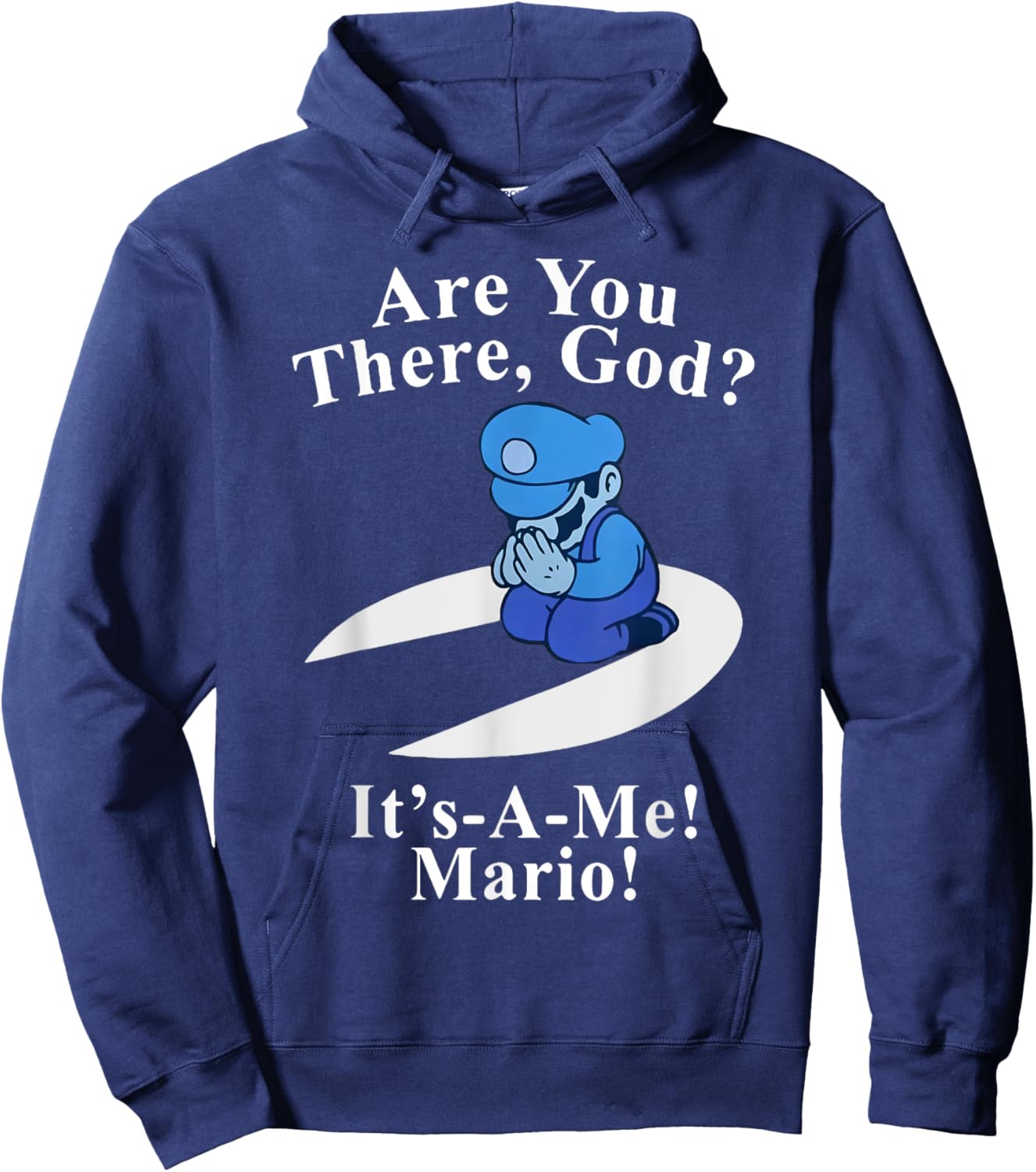 Are You There God It's A Me Funny Jesus Hoodie - Hoodie | Navy