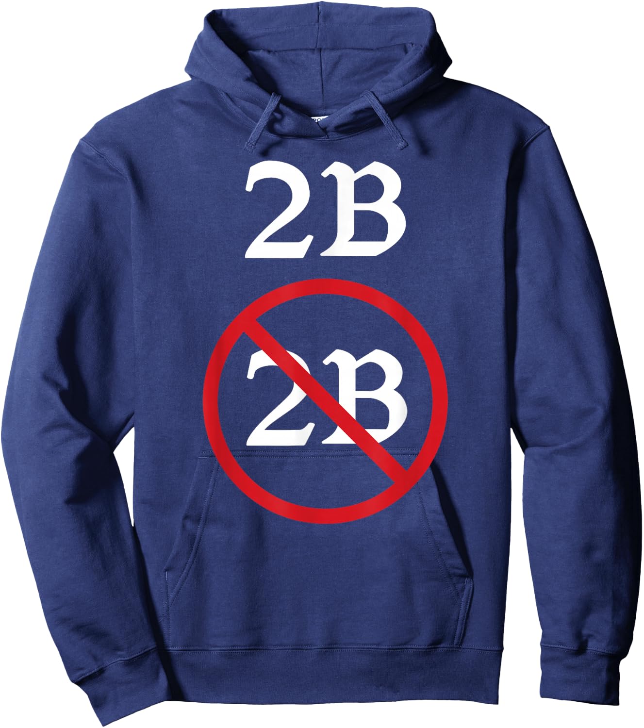 Funny Shakespeare Quote 2B Or Not to Be Hamlet Hoodie - Hoodie | Navy