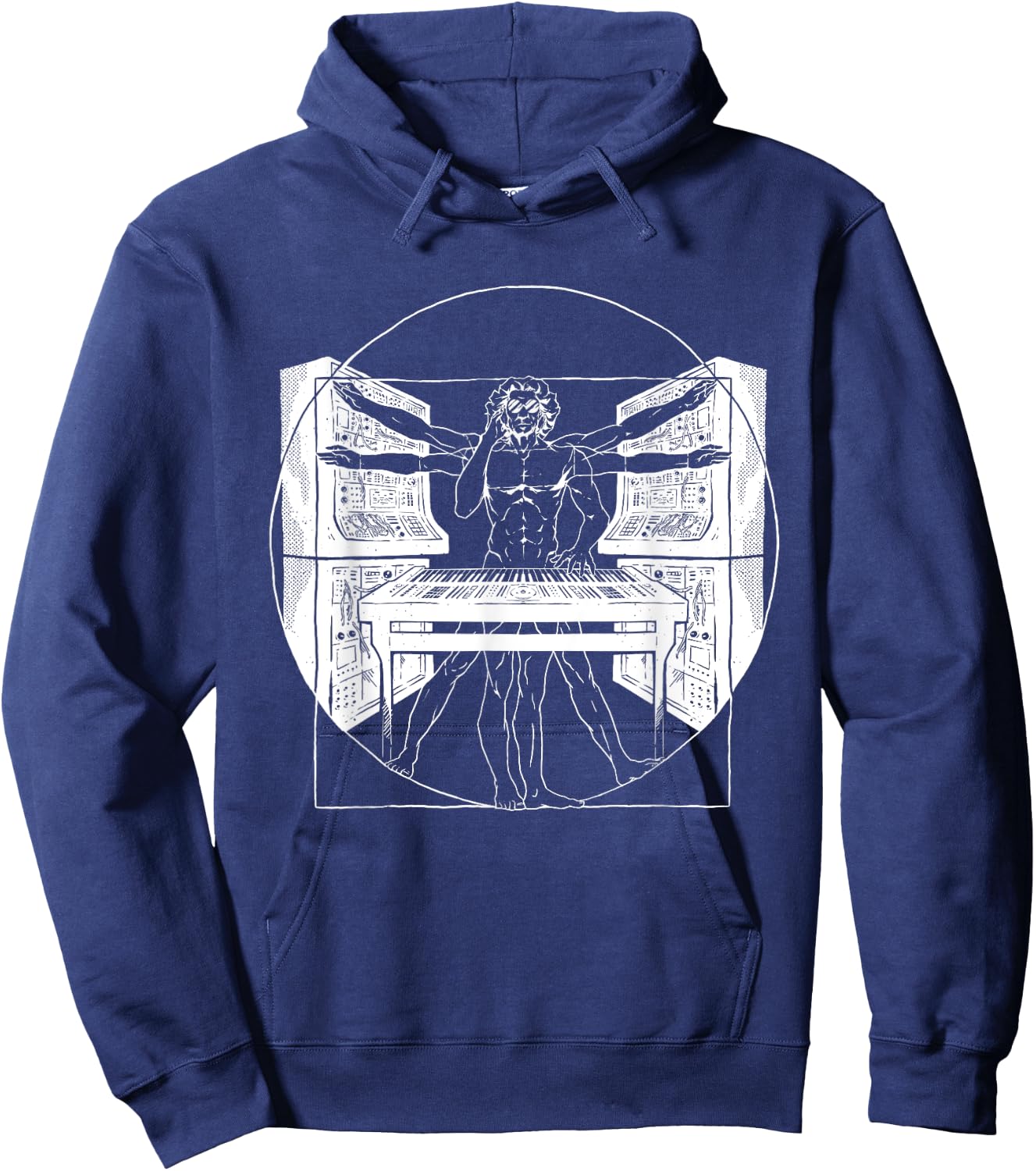 Synthesizer Synth Techno Music Cool Synthesizer Hoodie - Hoodie | Navy