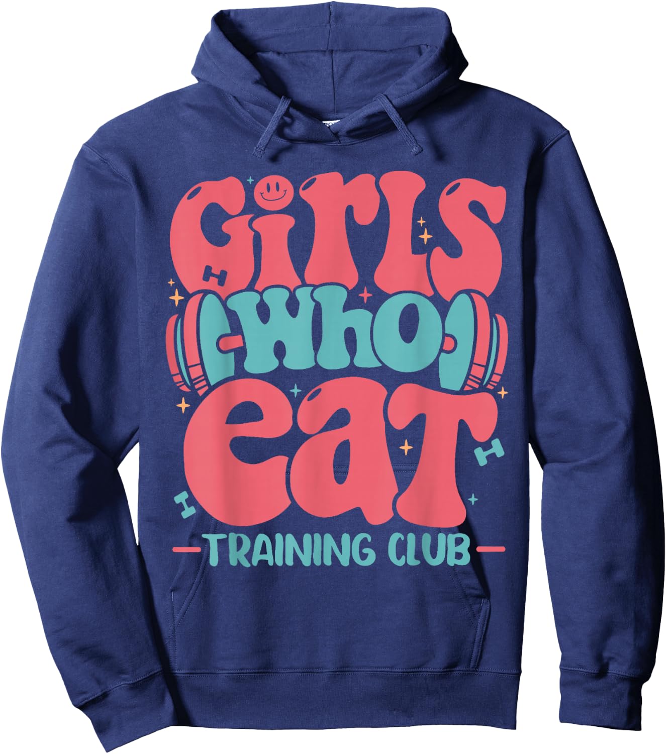 Girls Who Eat Training Club Workout Gym Hoodie - Hoodie | Navy
