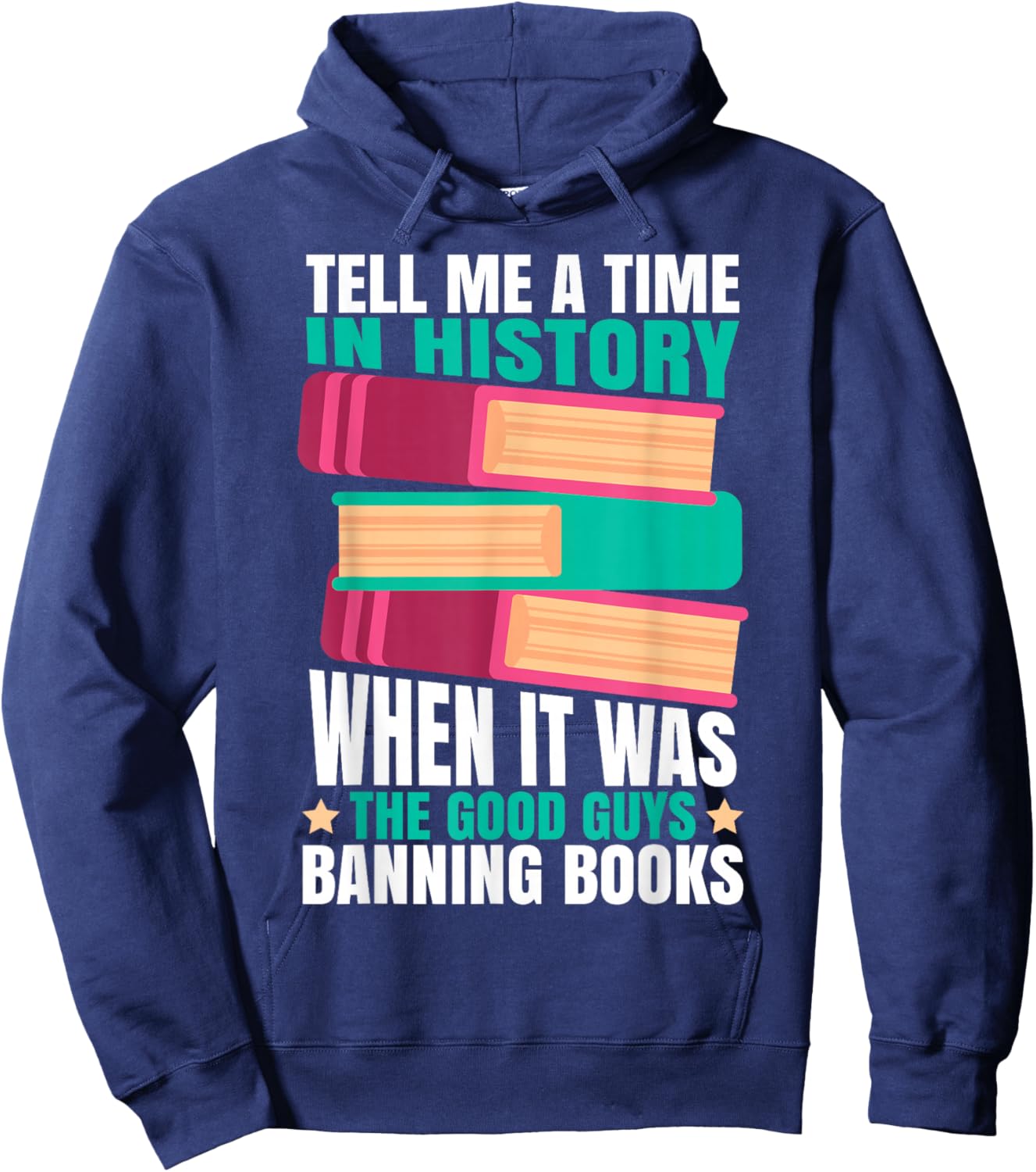 Banned Books Quote Hoodie - Hoodie | Navy