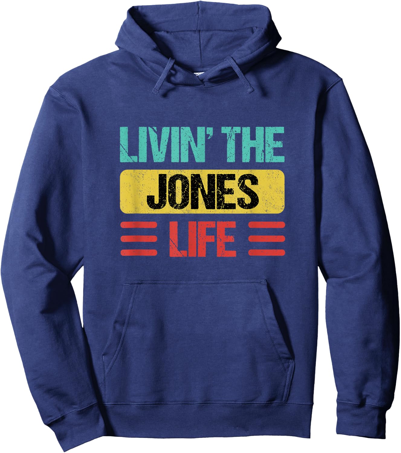 Jones Name Hoodie - Hoodie | Navy