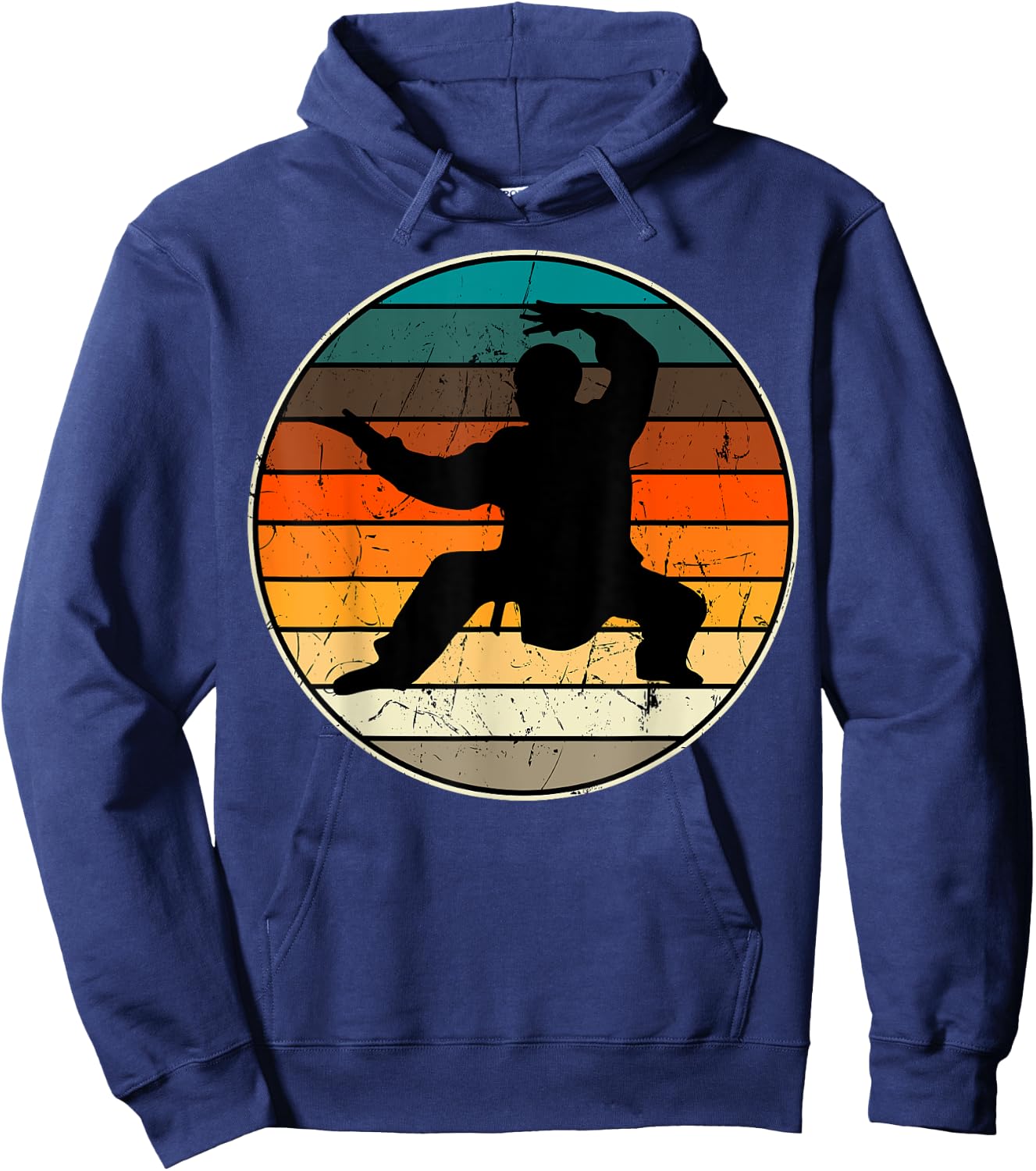 Kung Fu Martial Art Shaolin Monk Hoodie - Hoodie | Navy