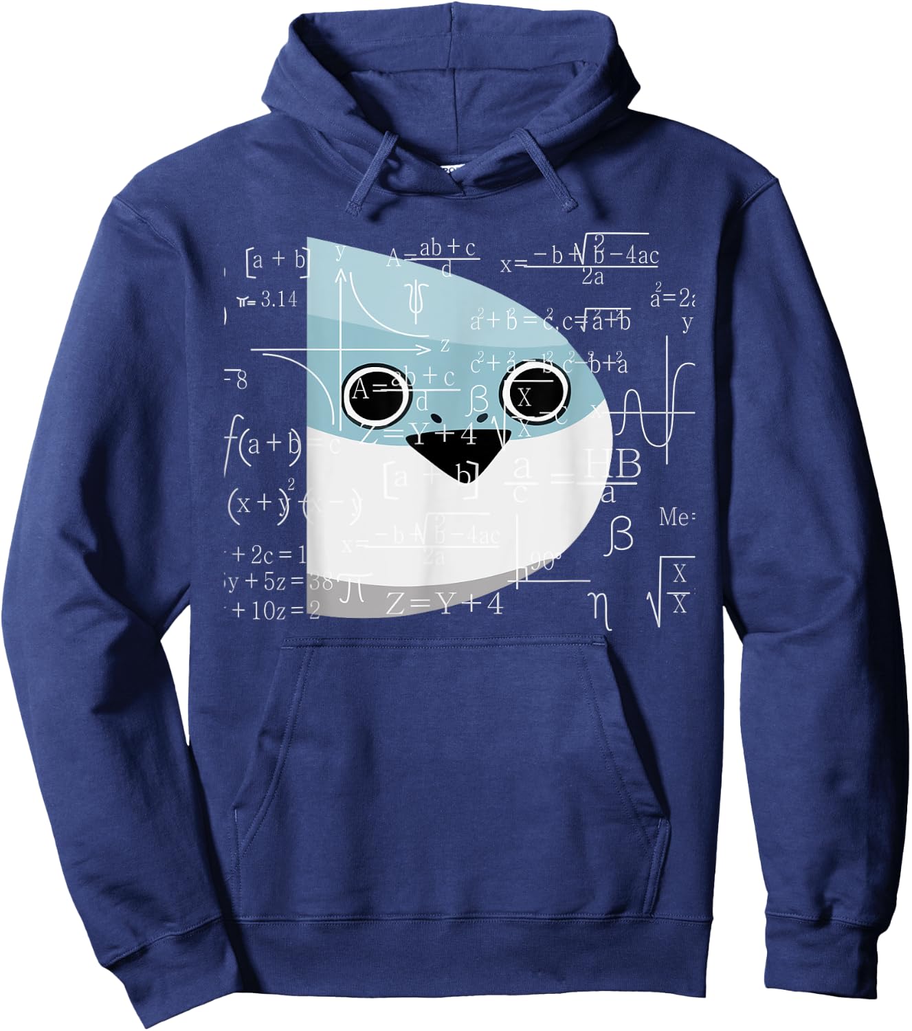 Sacabambaspis Fish Math Meme Hoodie - Hoodie | Navy