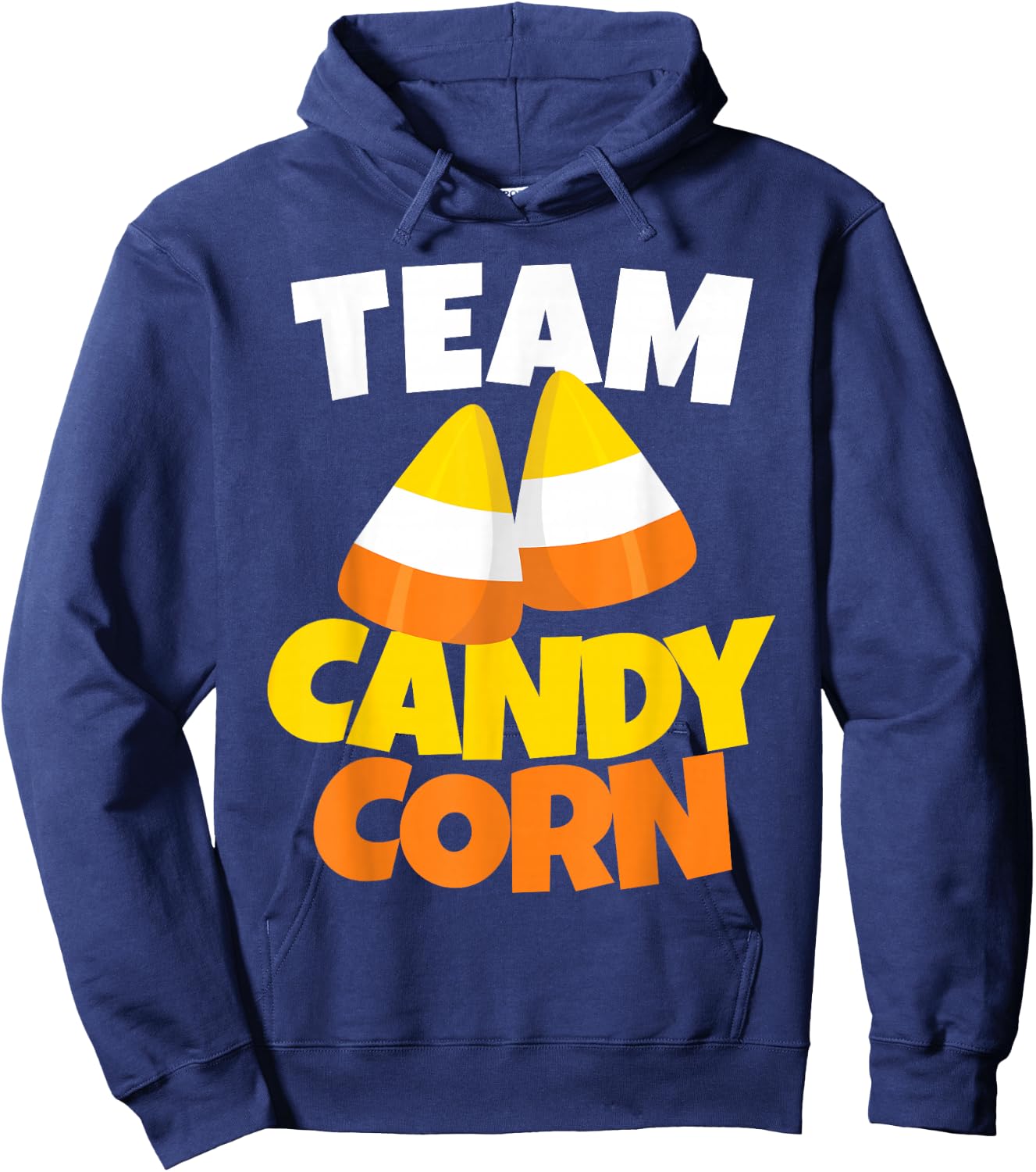 Team Candy Corn - Lazy Halloween Costume Hoodie - Hoodie | Navy