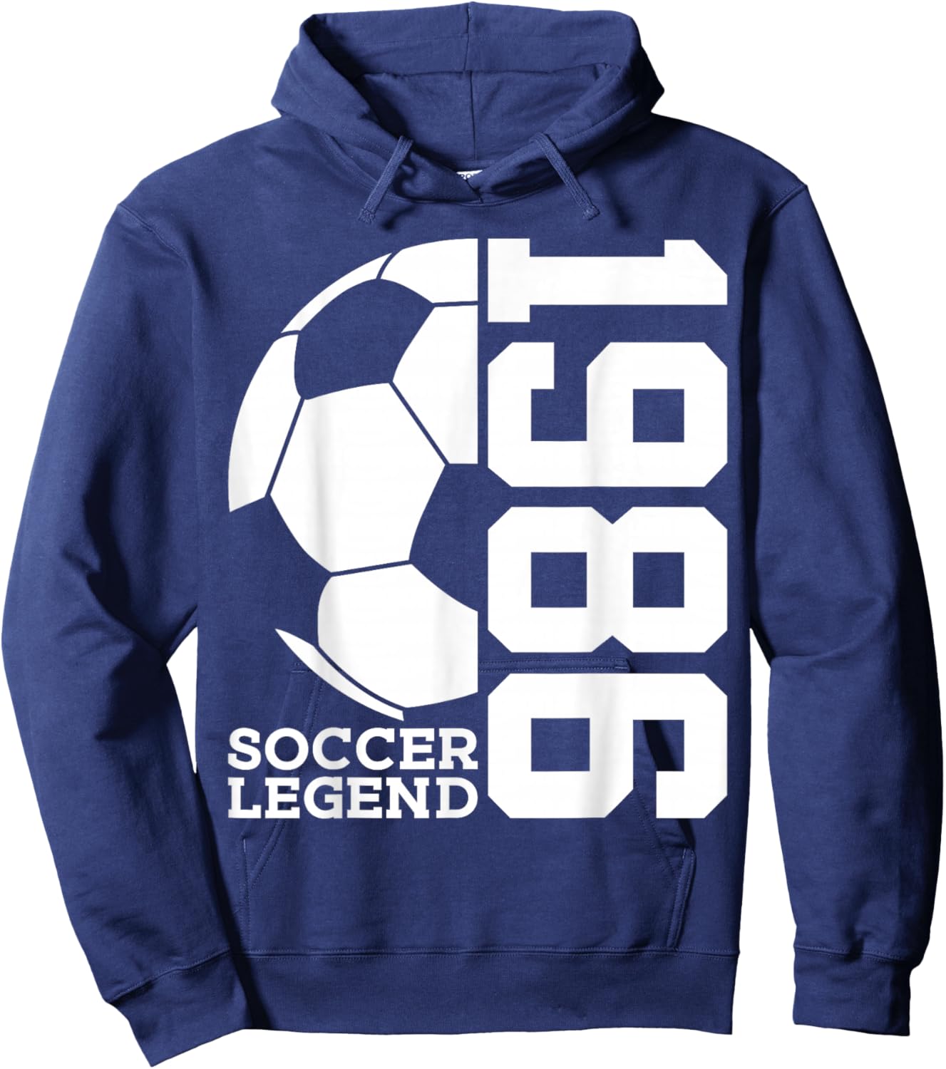 Soccer 40th Birthday Soccer Legend 1986 Hoodie - Hoodie | Navy