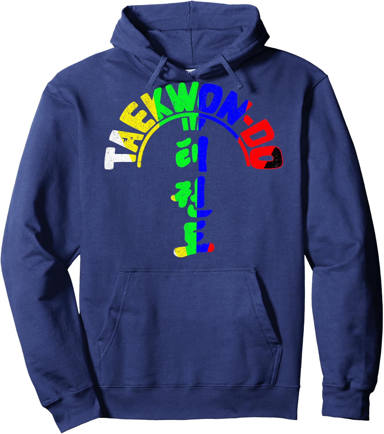 ITF Taekwon-Do Colour Belts Hoodie - Hoodie | Navy