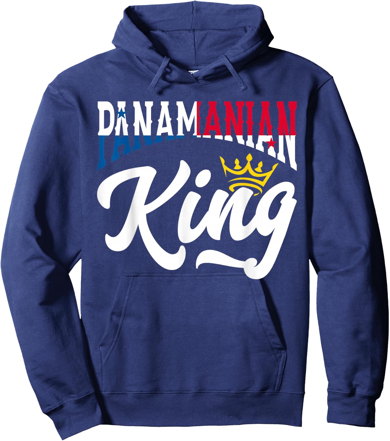 Panamanian King Panama Panamanian Panama Flag Hoodie - Hoodie | Navy