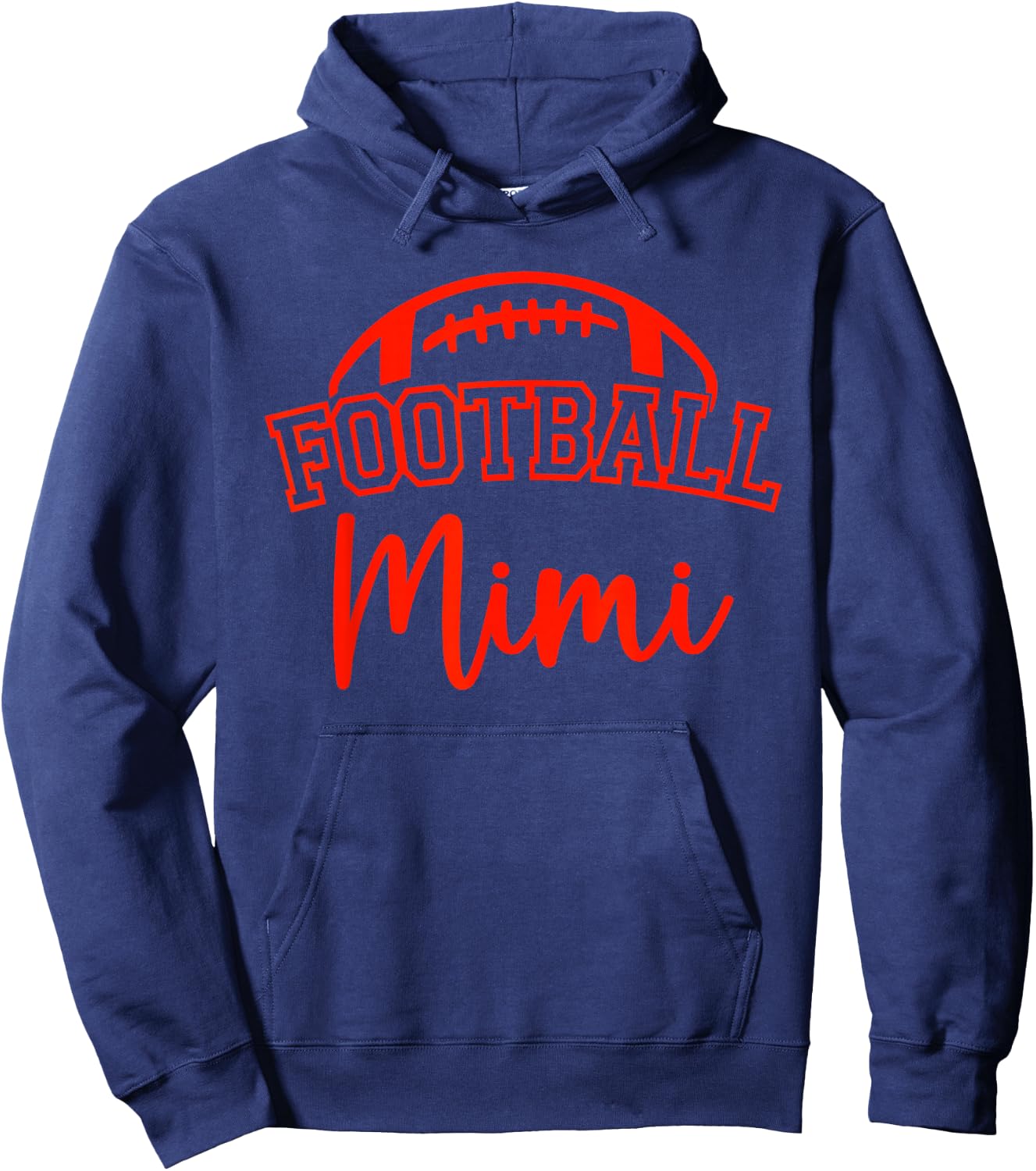 Football Mimi Matching Family Football Hoodie - Hoodie | Navy