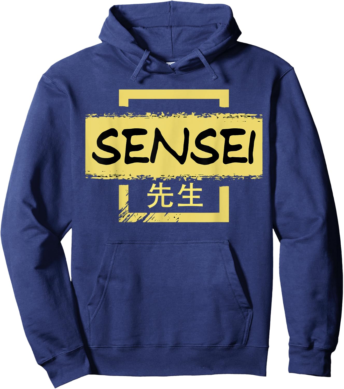Sensei Japanese Text Teacher Hoodie - Hoodie | Navy
