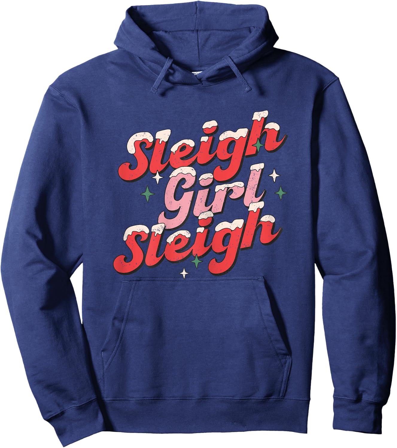 Sleigh Girl Sleigh Christmas Women Girls Hoodie - Hoodie | Navy