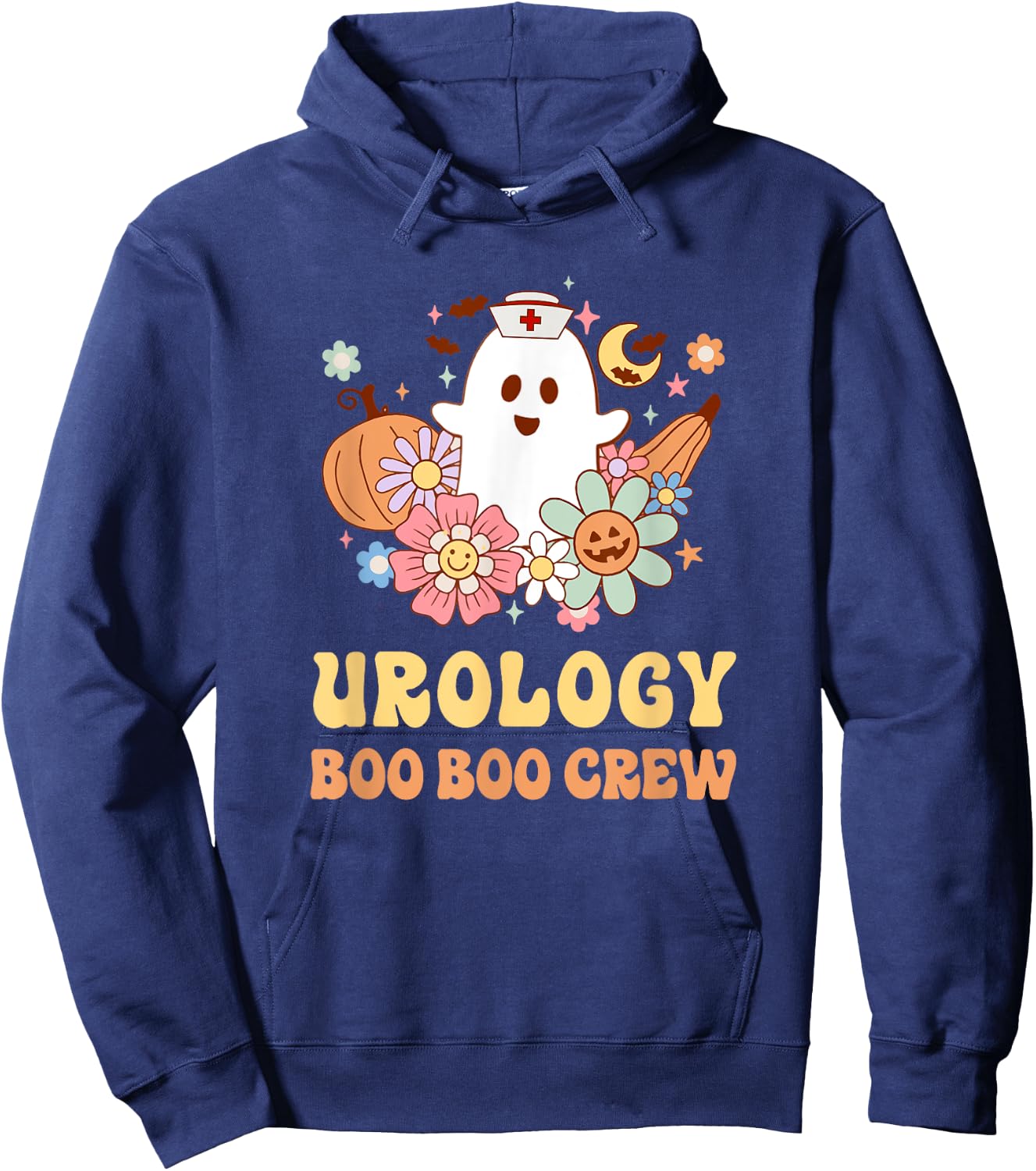 Urology Boo Boo Crew Nurse Halloween Hoodie - Hoodie | Navy