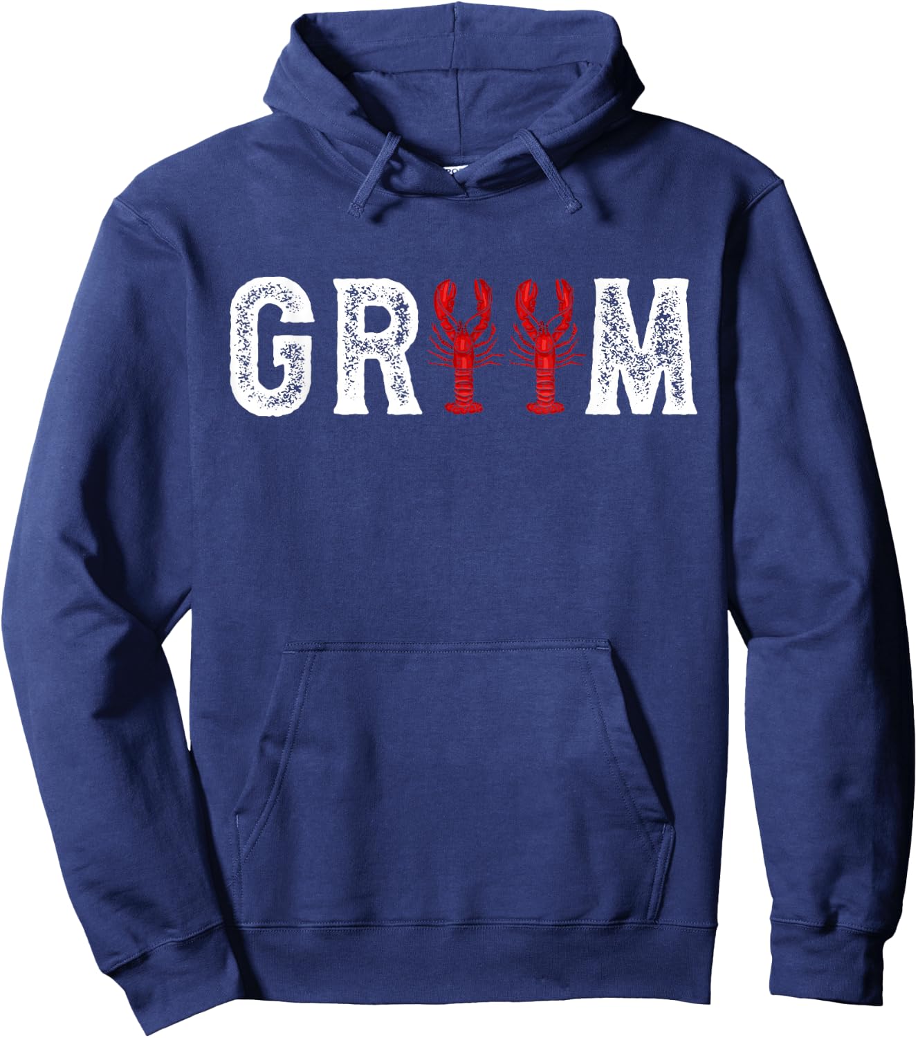 Groom crawfish wedding partner look Hoodie - Hoodie | Navy
