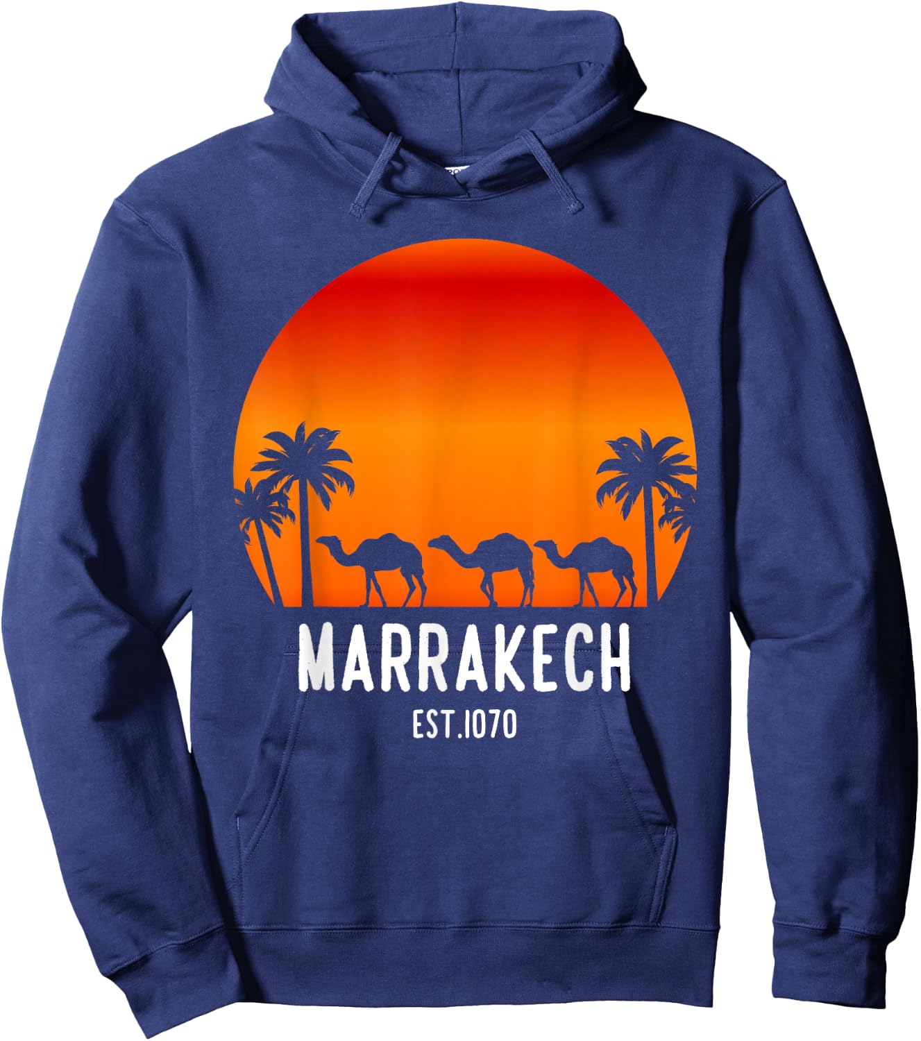 Marrakesh Marrakech Morocco Hoodie - Hoodie | Navy