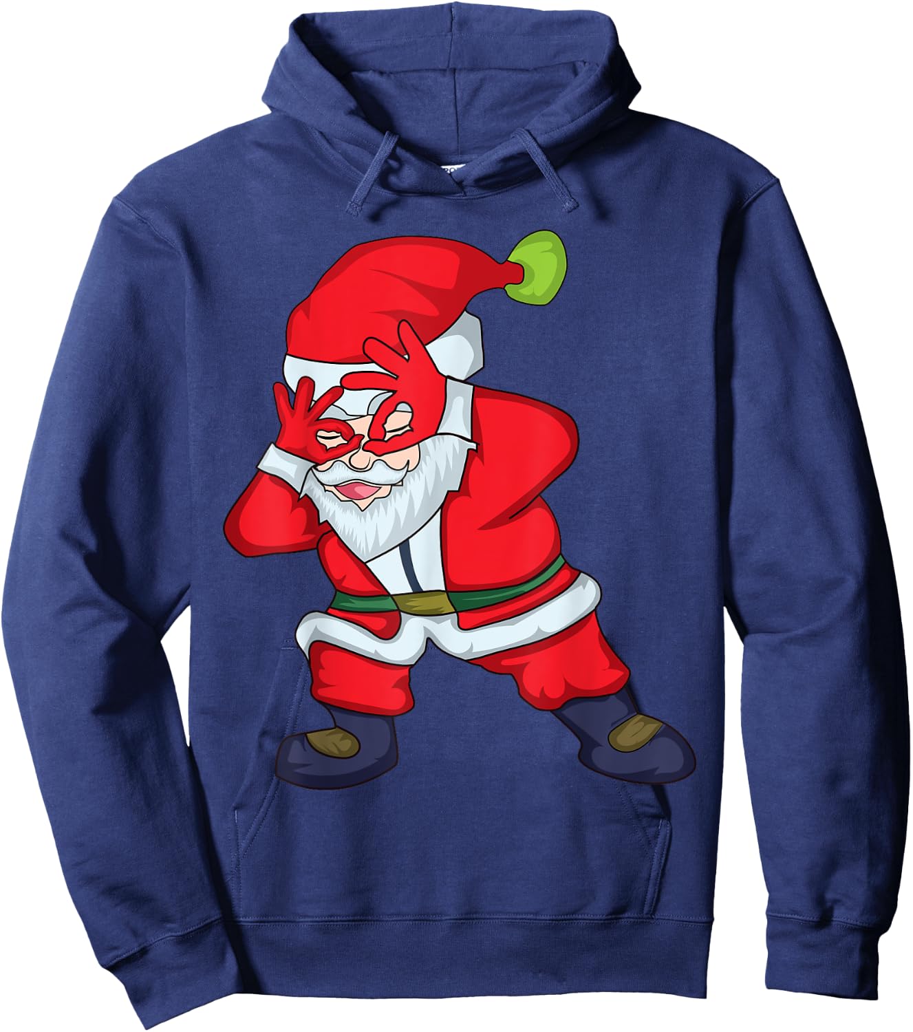 Christmas Santa Claus Griddy Dance Hoodie - Hoodie | Navy